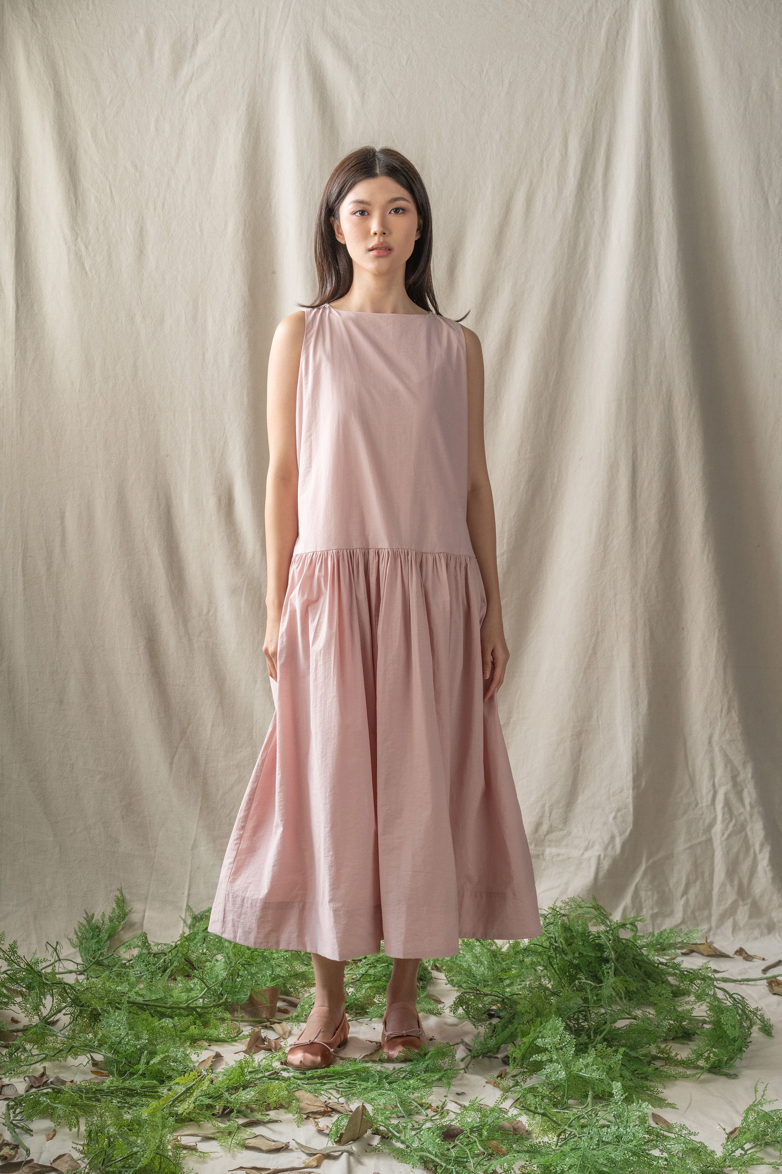 Enchantress Shirred Dress