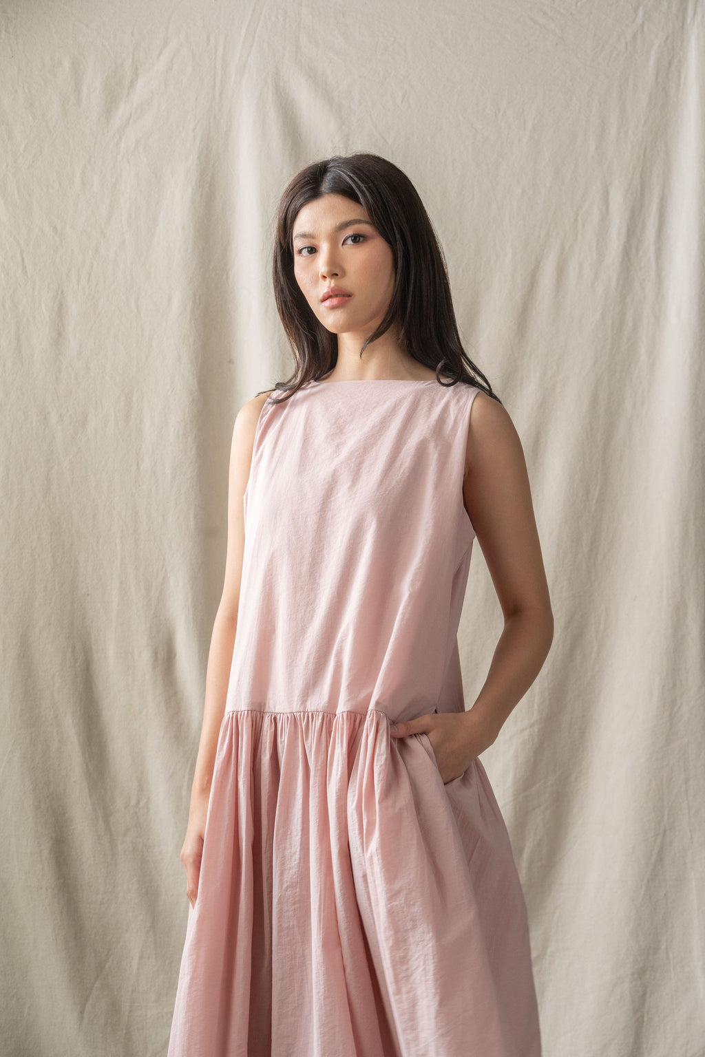 Enchantress Shirred Dress