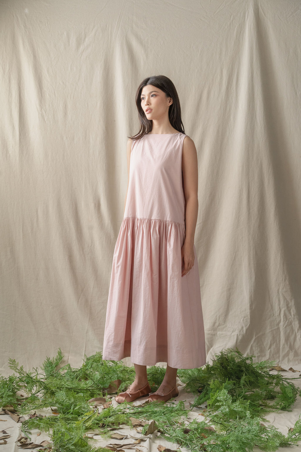 Enchantress Shirred Dress