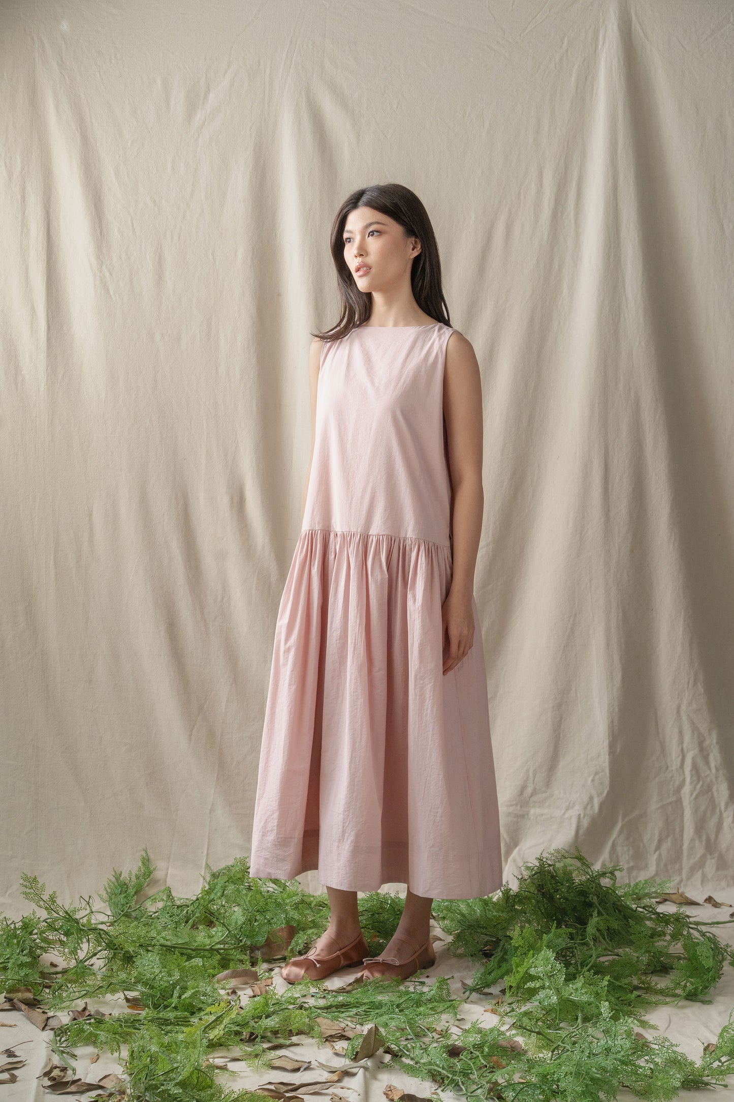 Enchantress Shirred Dress
