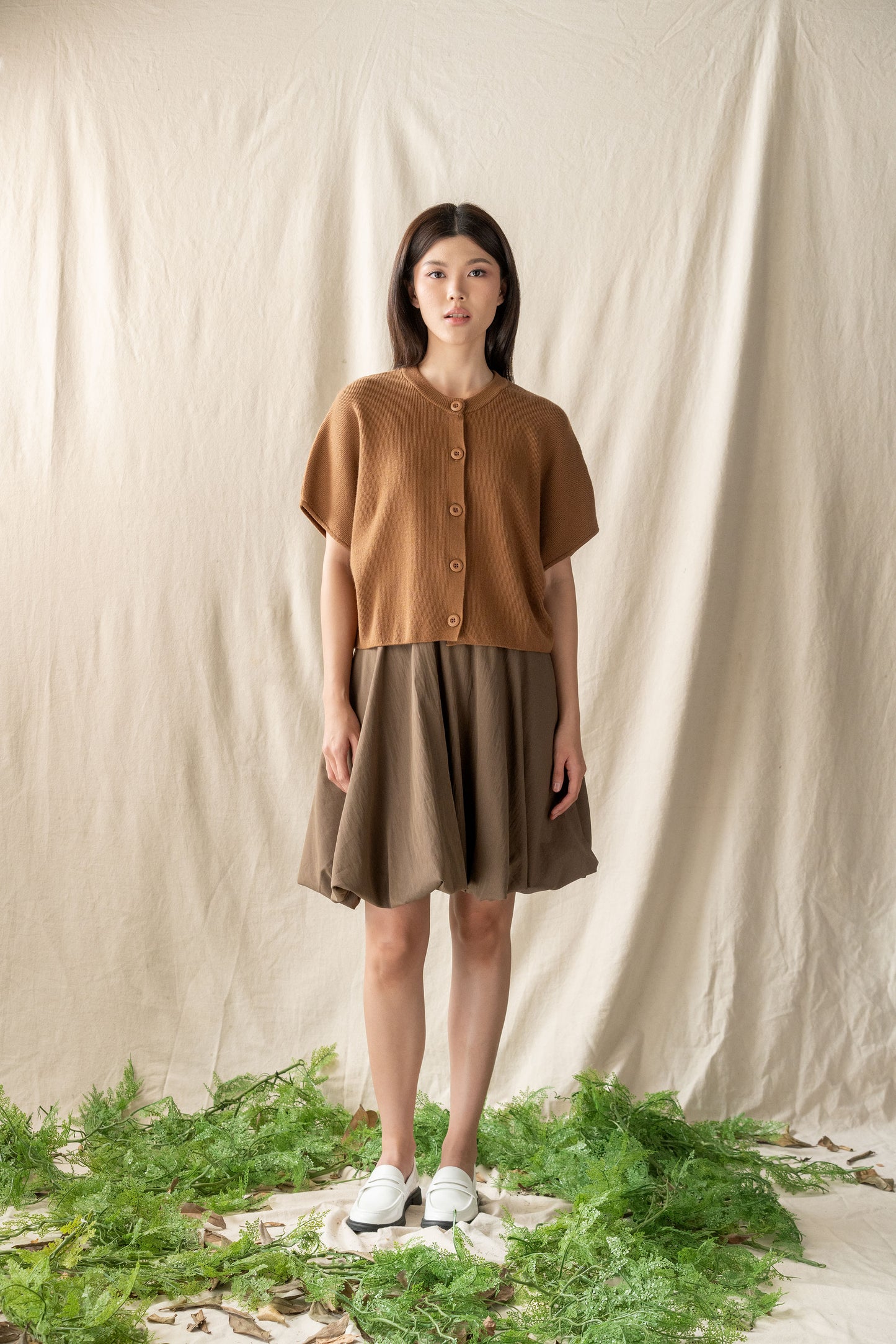 Enchantress Knit Button Top