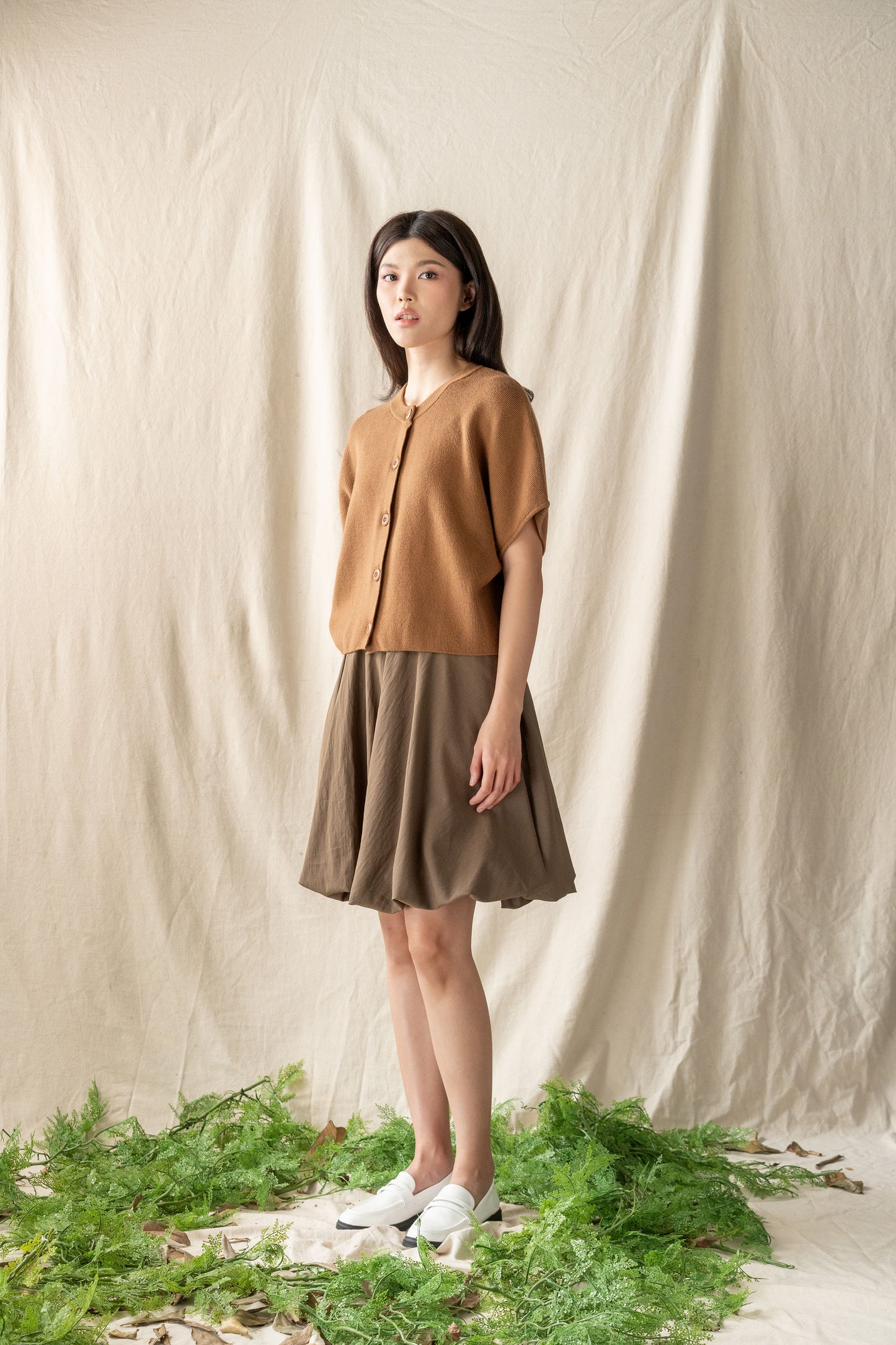 Enchantress Knit Button Top