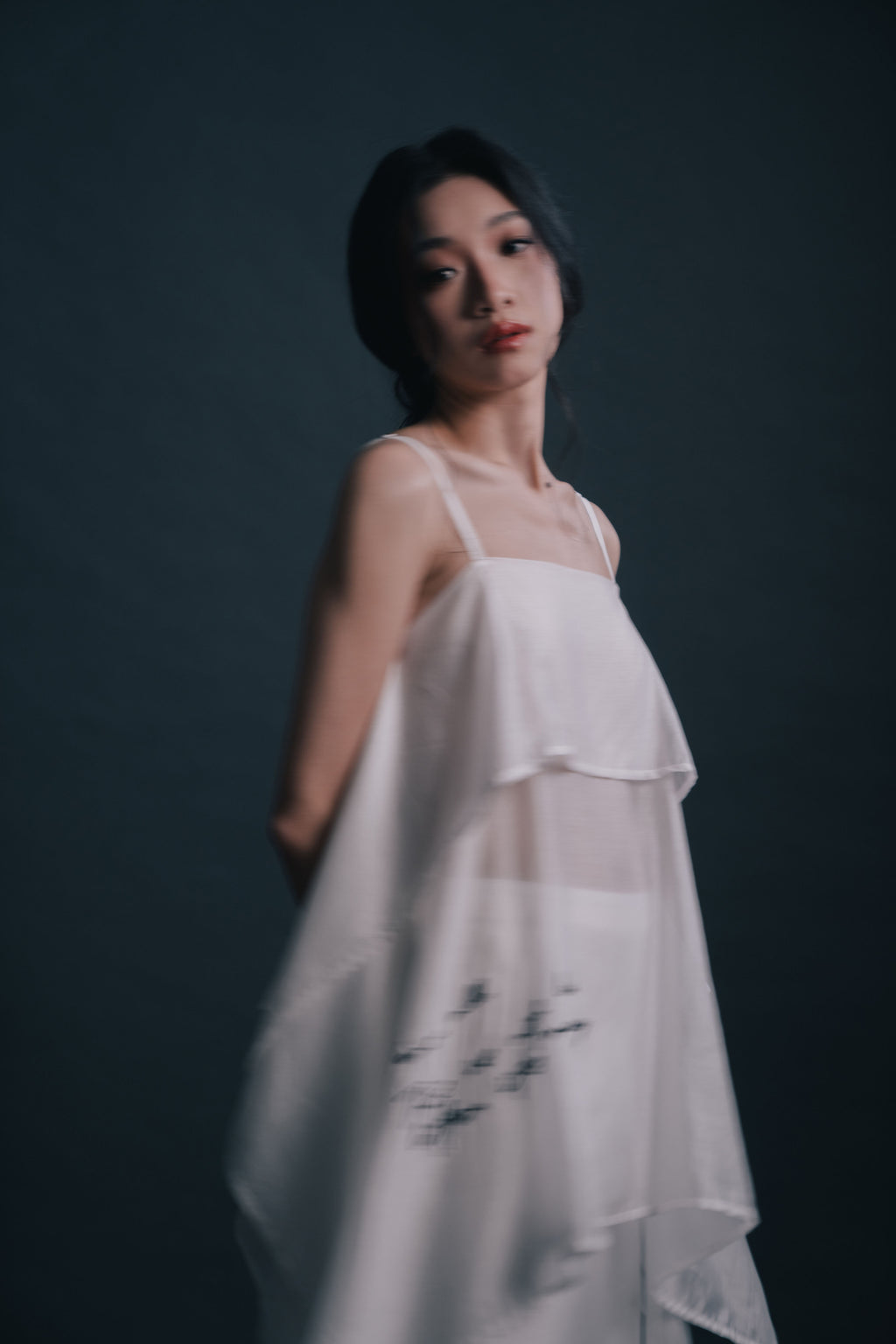 DA Lace Letter Top in Buttermilk