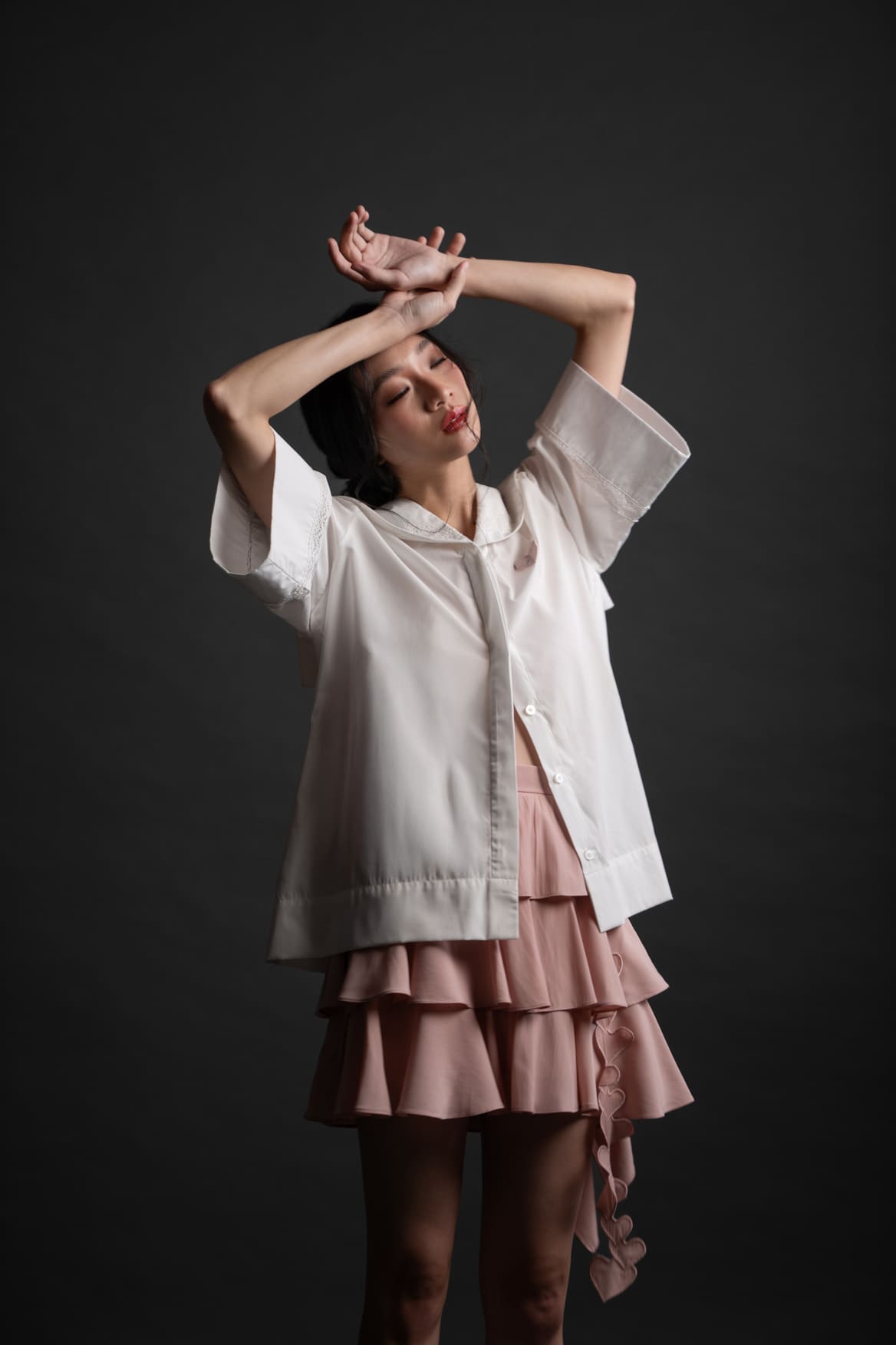 DA Big Collar Shirt in Buttermilk