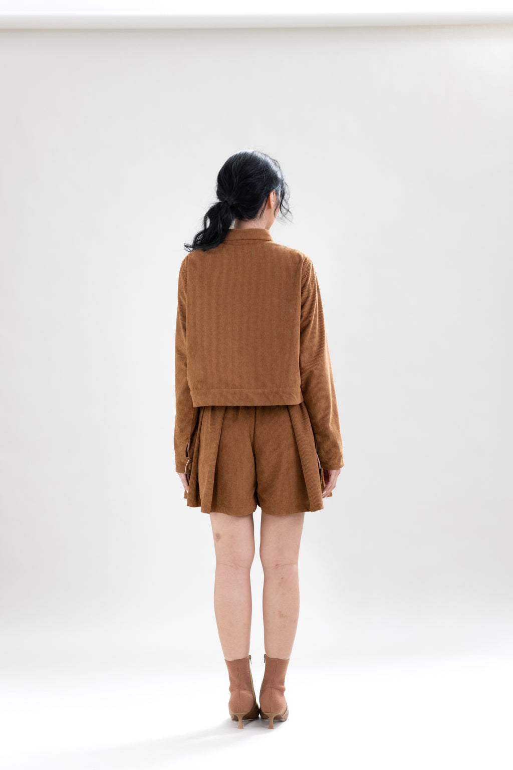 HT Heart Stitch Jacket in Coffee