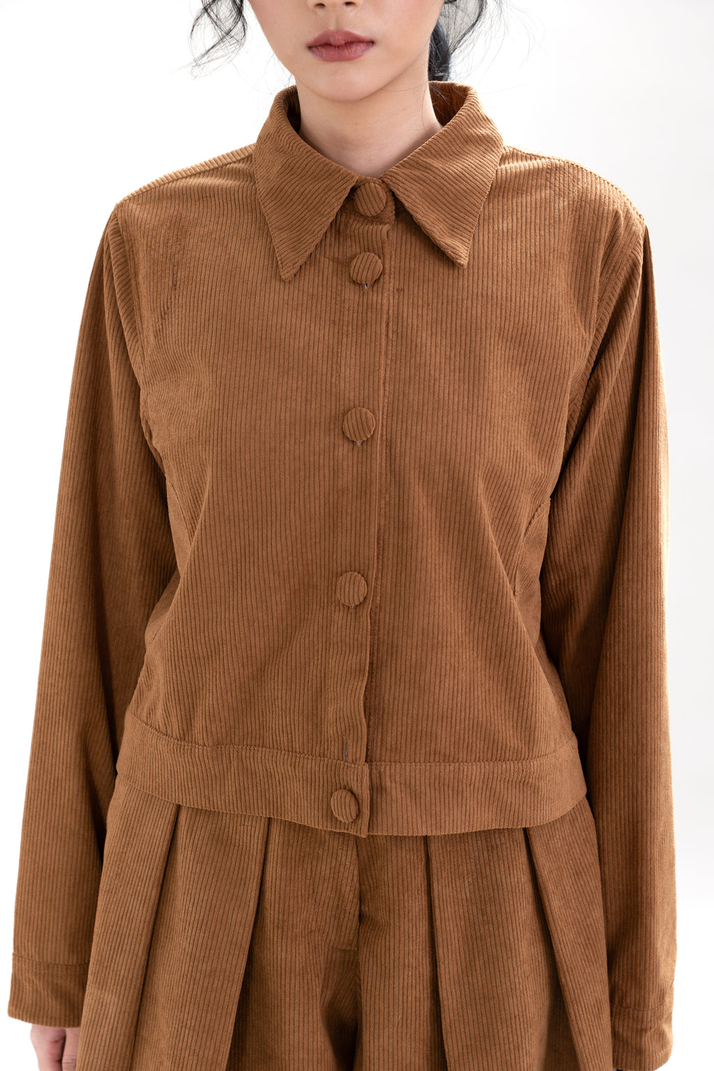 HT Heart Stitch Jacket in Coffee