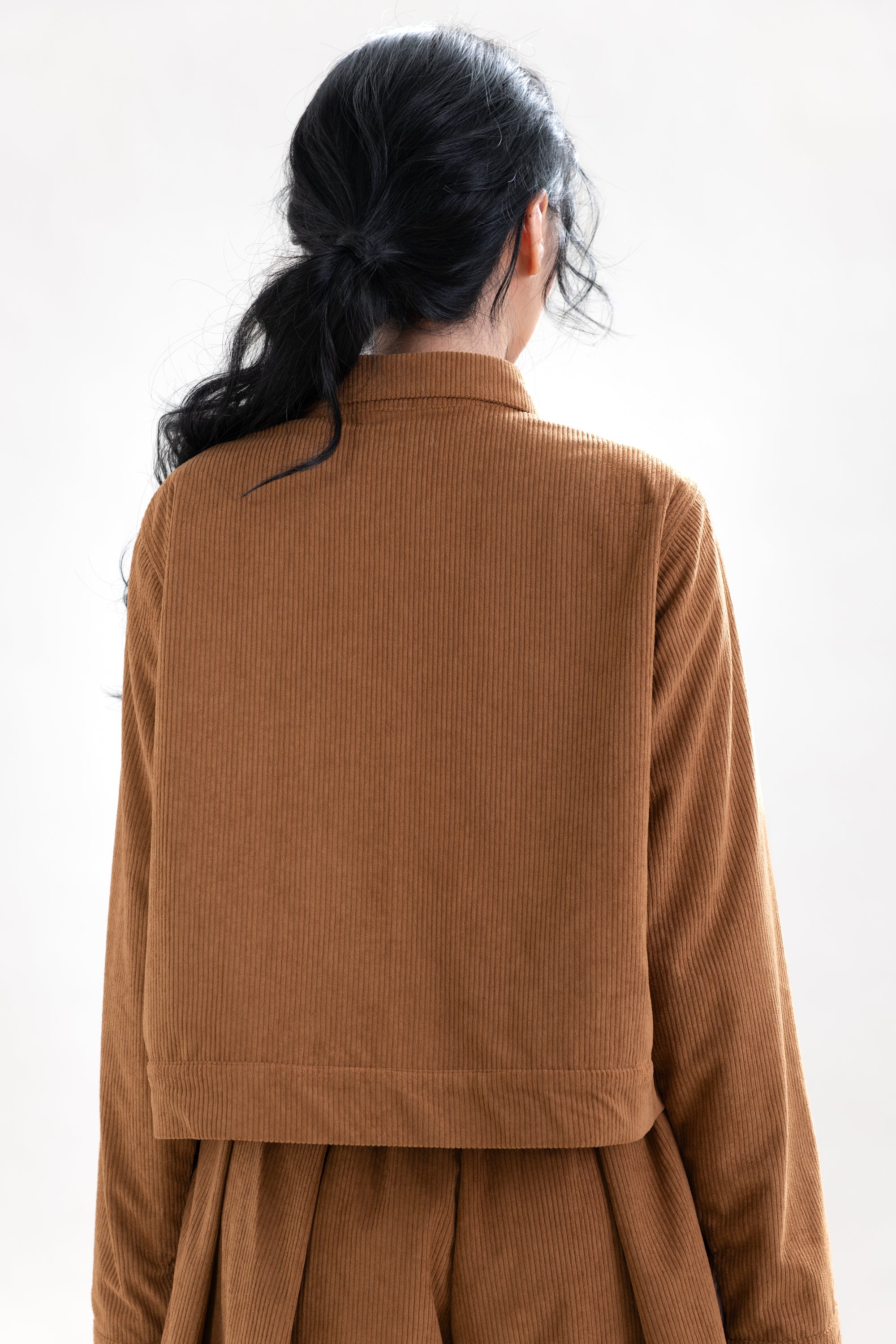 HT Heart Stitch Jacket in Coffee