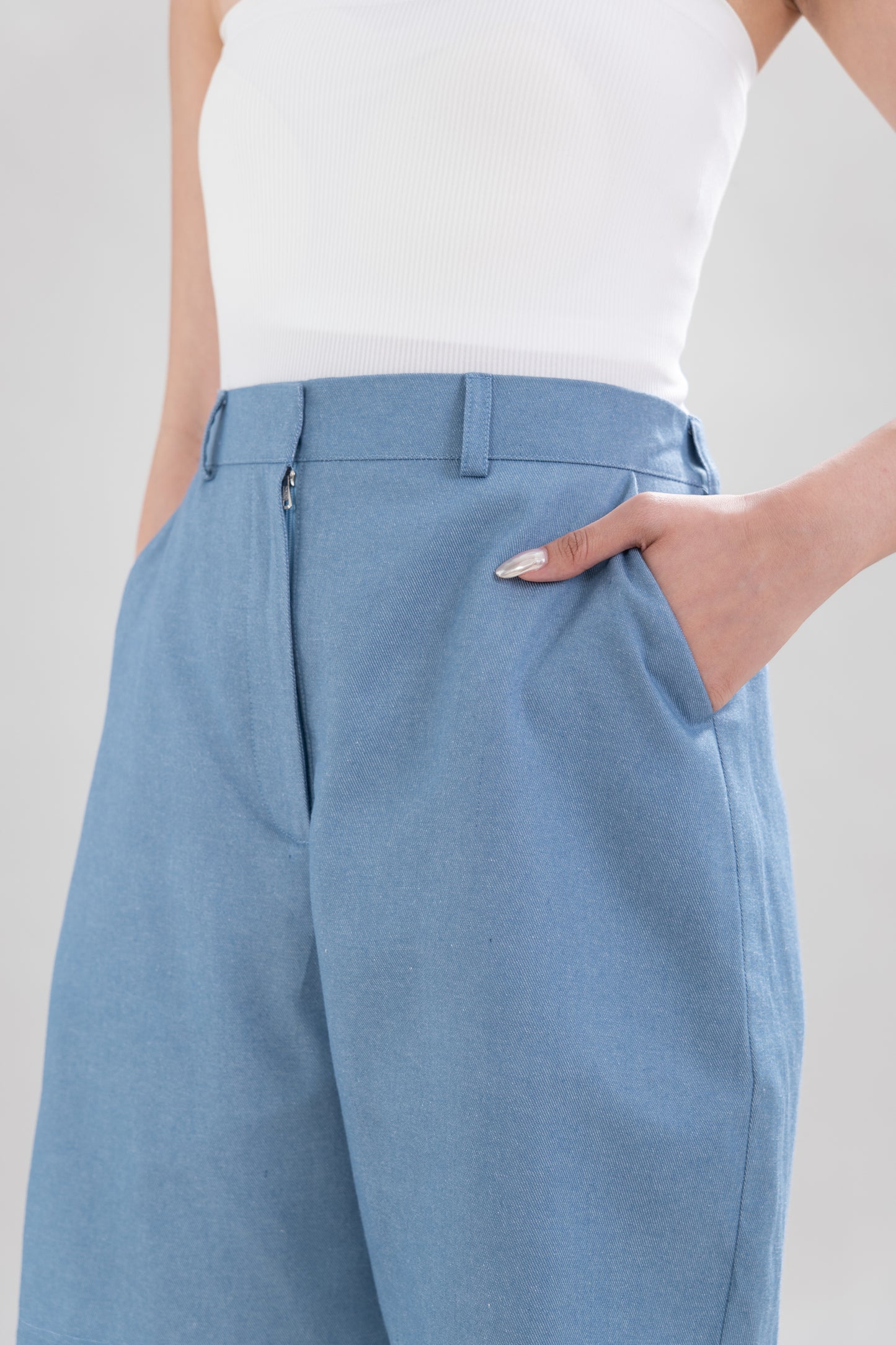 HT Denim Bermuda in Denim
