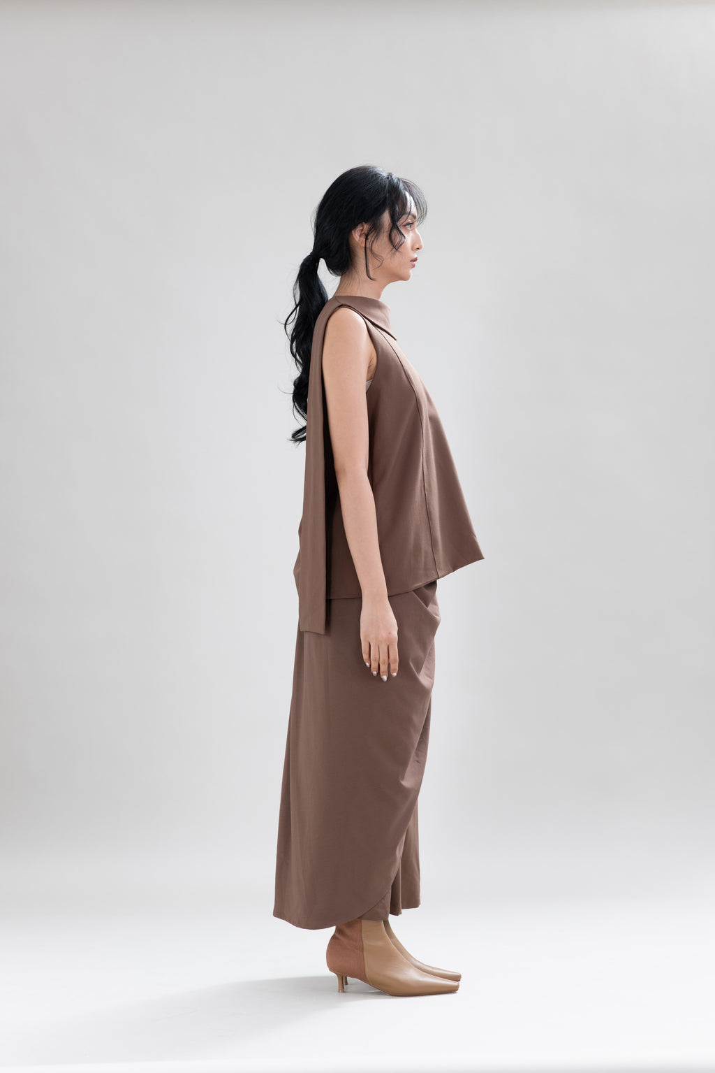 HT Dangling Top in Brown