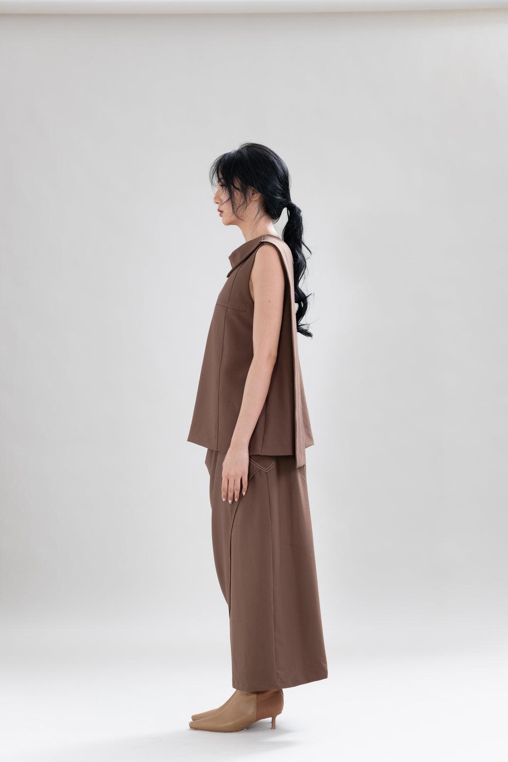 HT Dangling Top in Brown