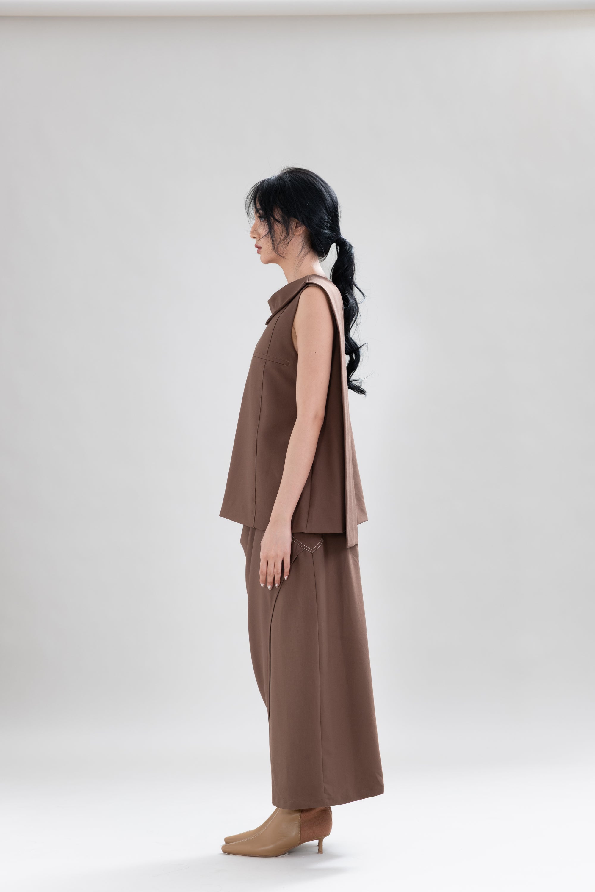 HT Dangling Top in Brown