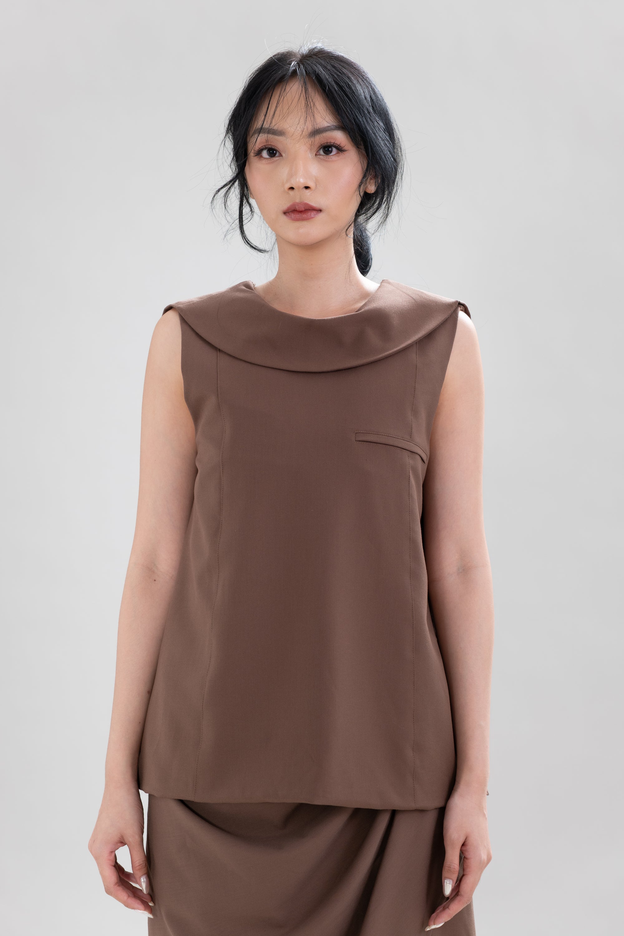 HT Dangling Top in Brown