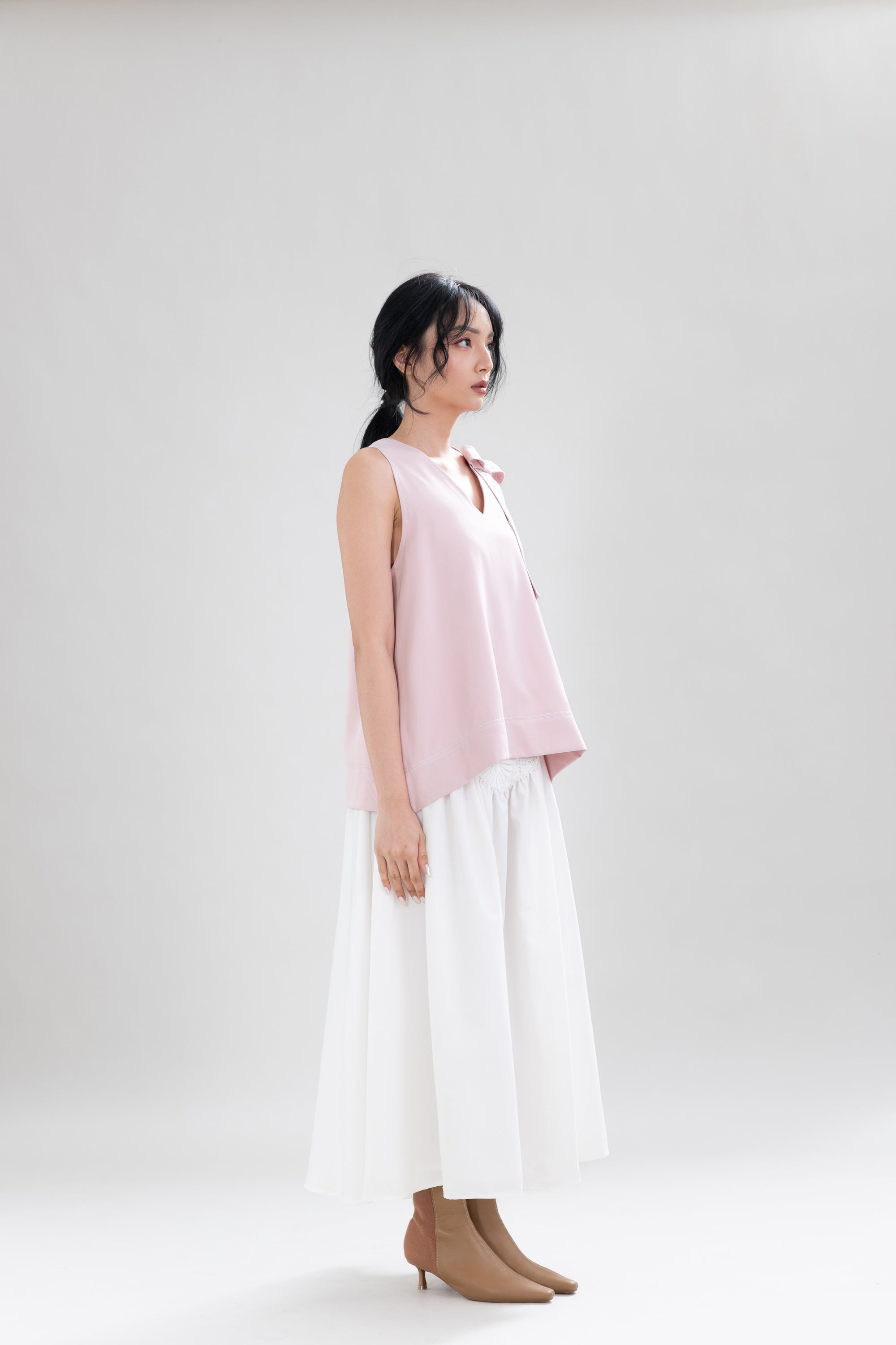 HT Long Ribbon Top in Hey Baby