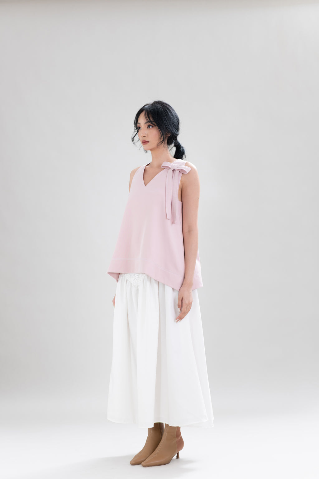 HT Long Ribbon Top in Hey Baby