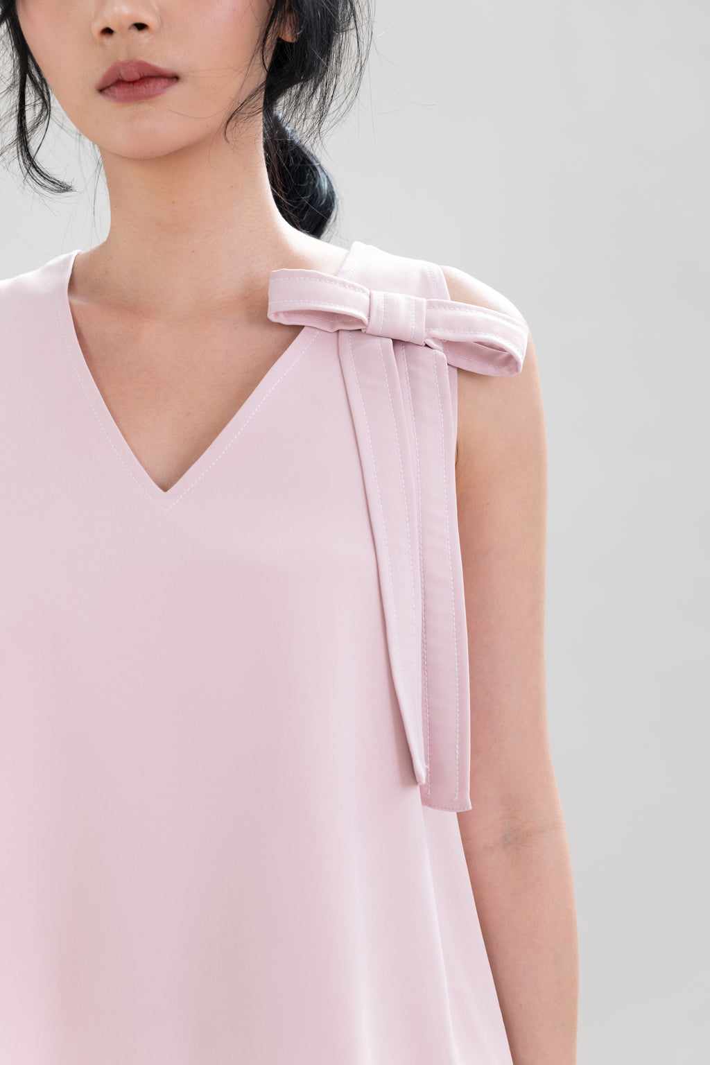 HT Long Ribbon Top in Hey Baby