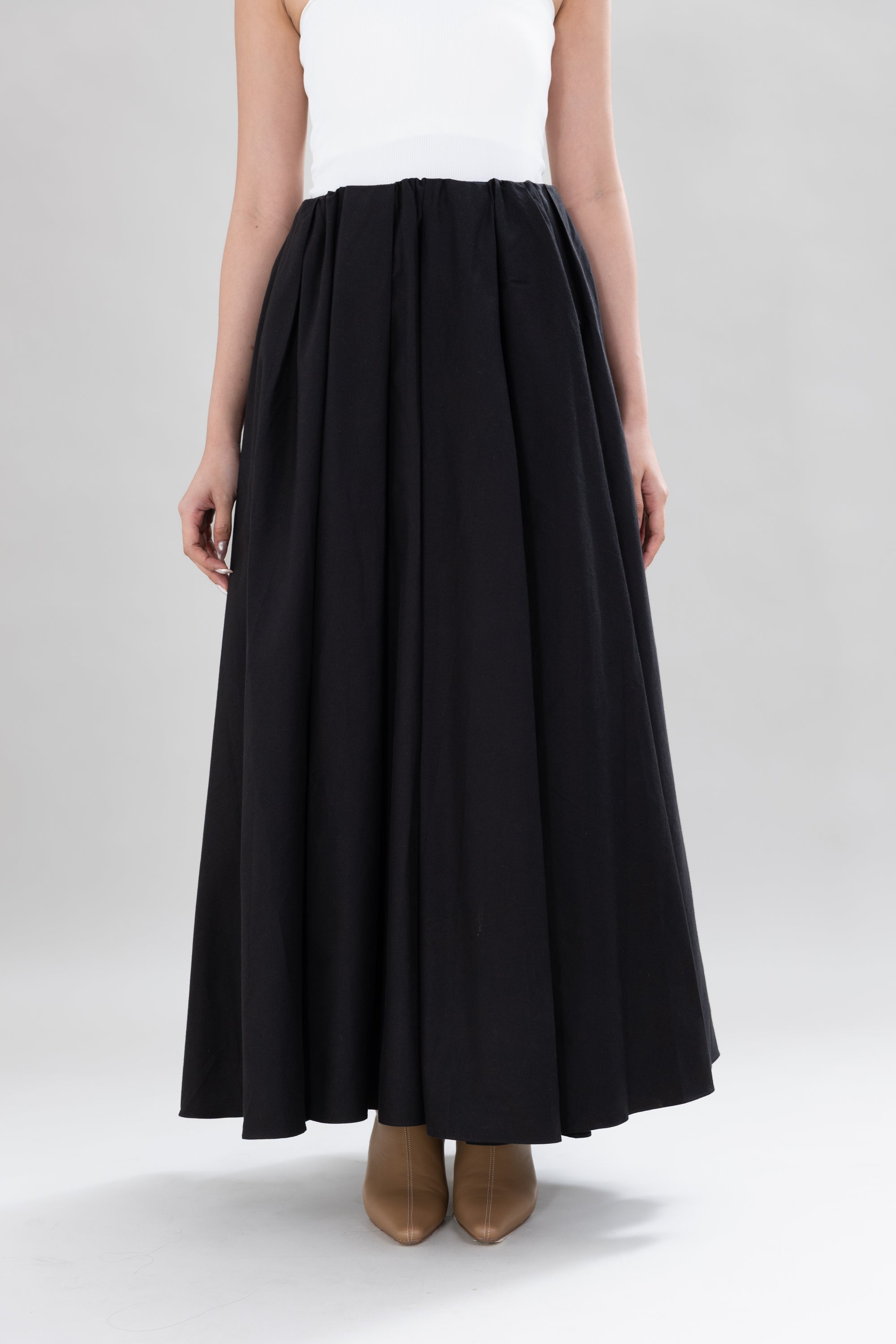HT Maxi Skirt in Licorice