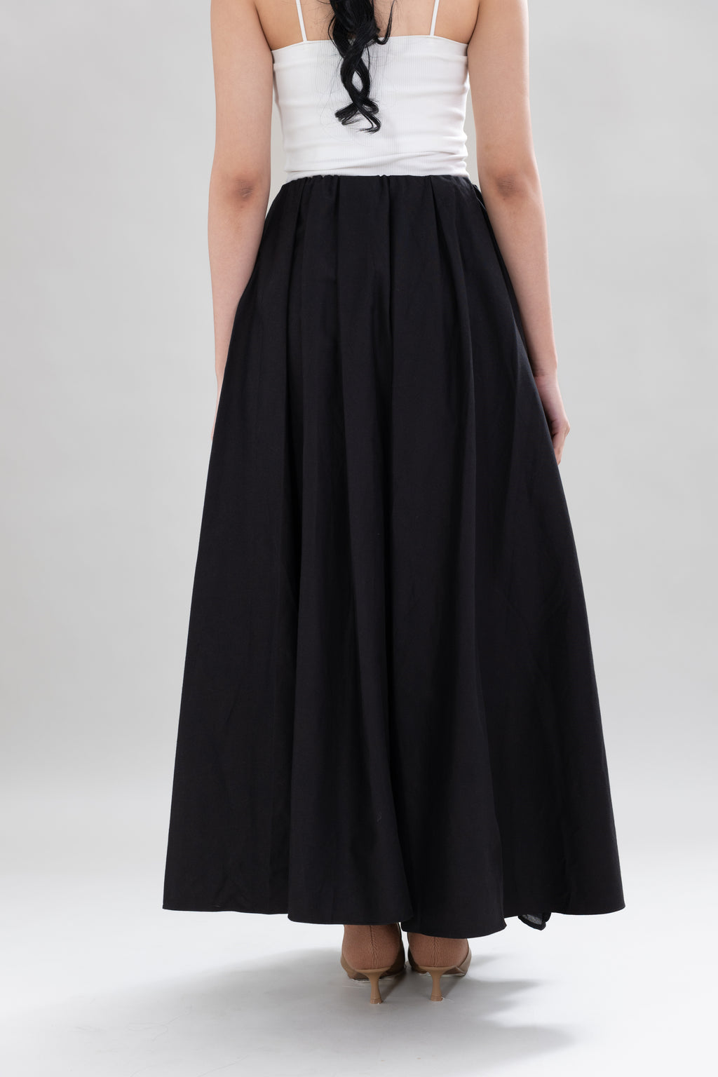 HT Maxi Skirt in Licorice