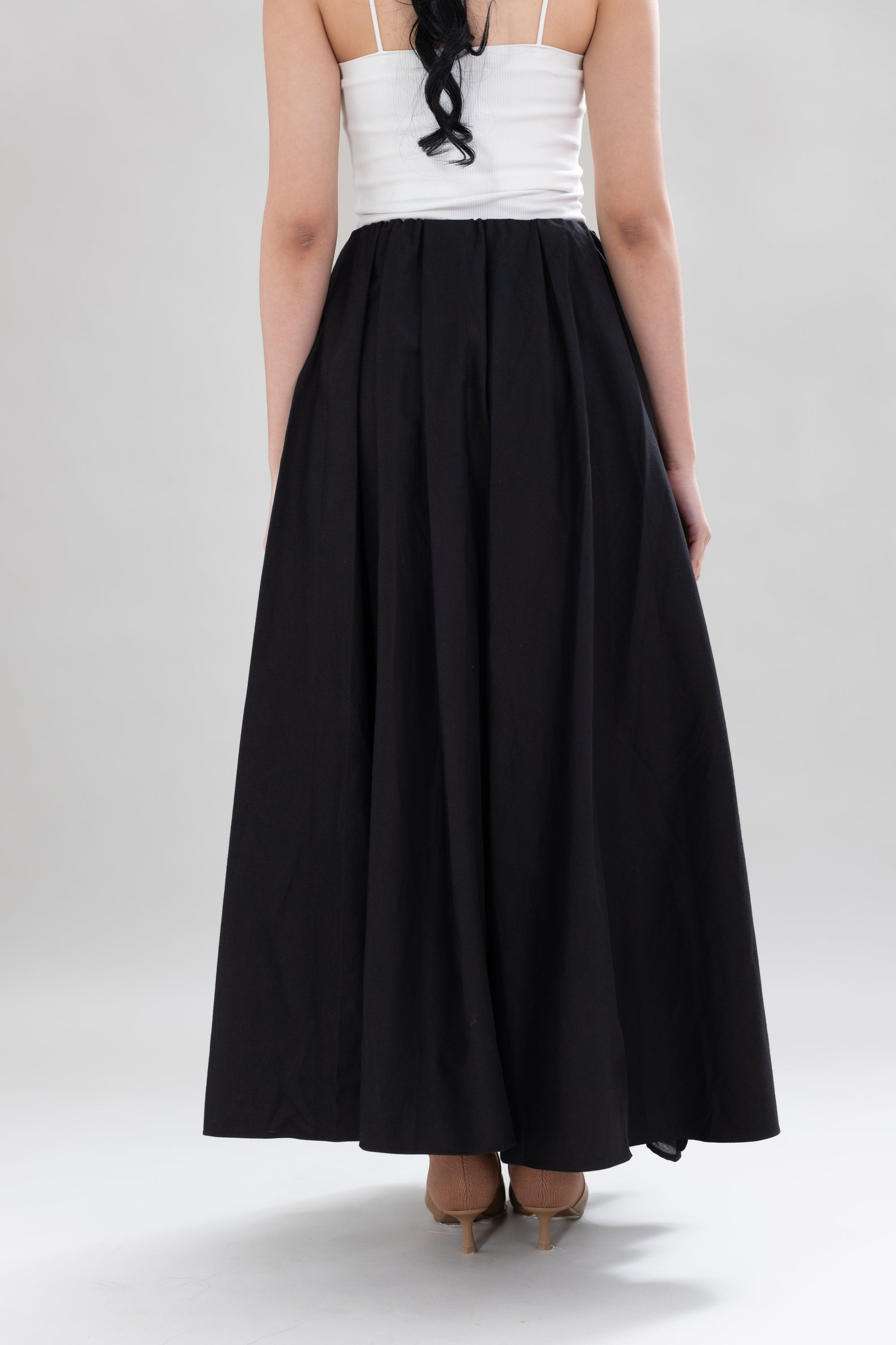 HT Maxi Skirt in Licorice