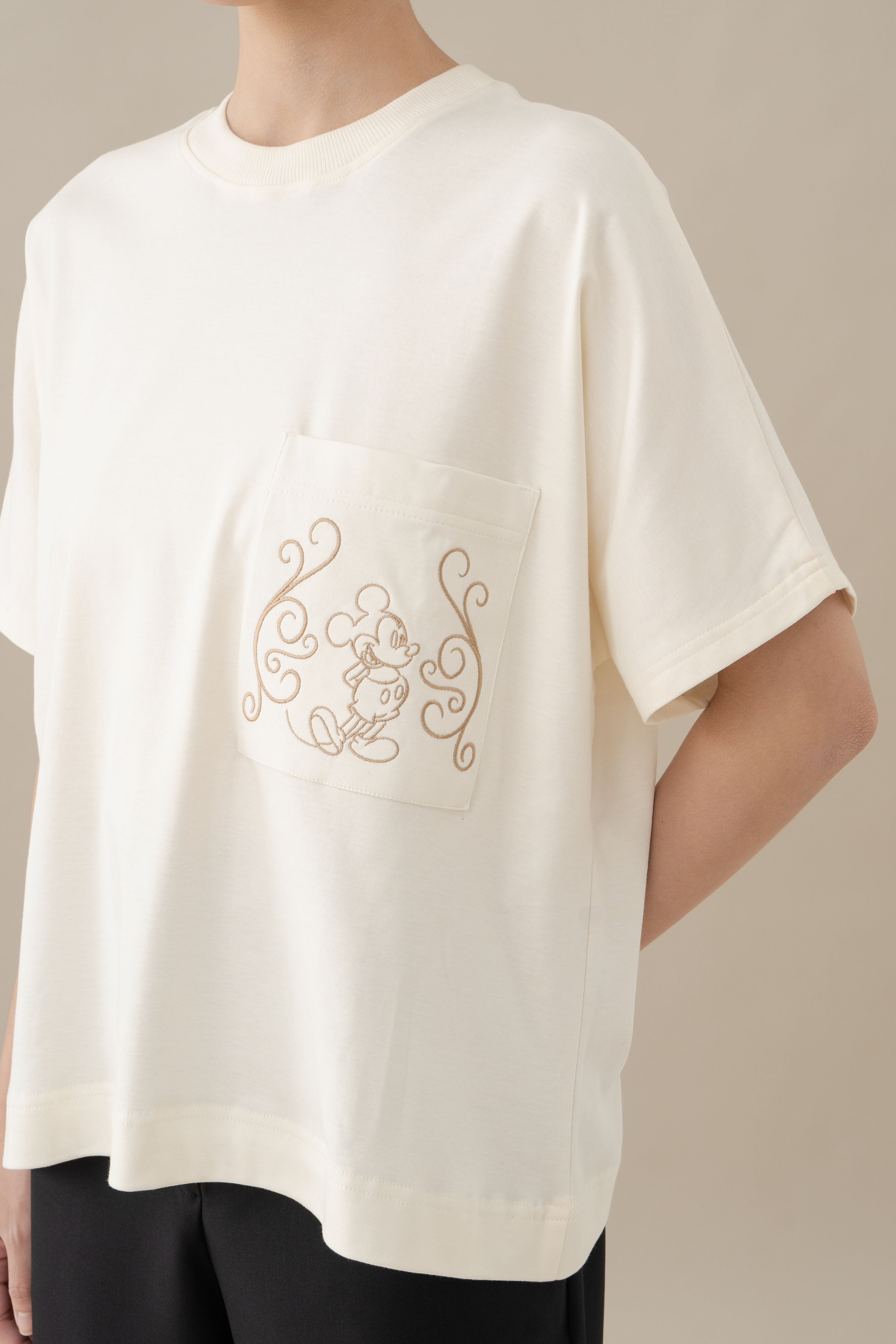 MM Pocket T-Shirt in Buttermilk