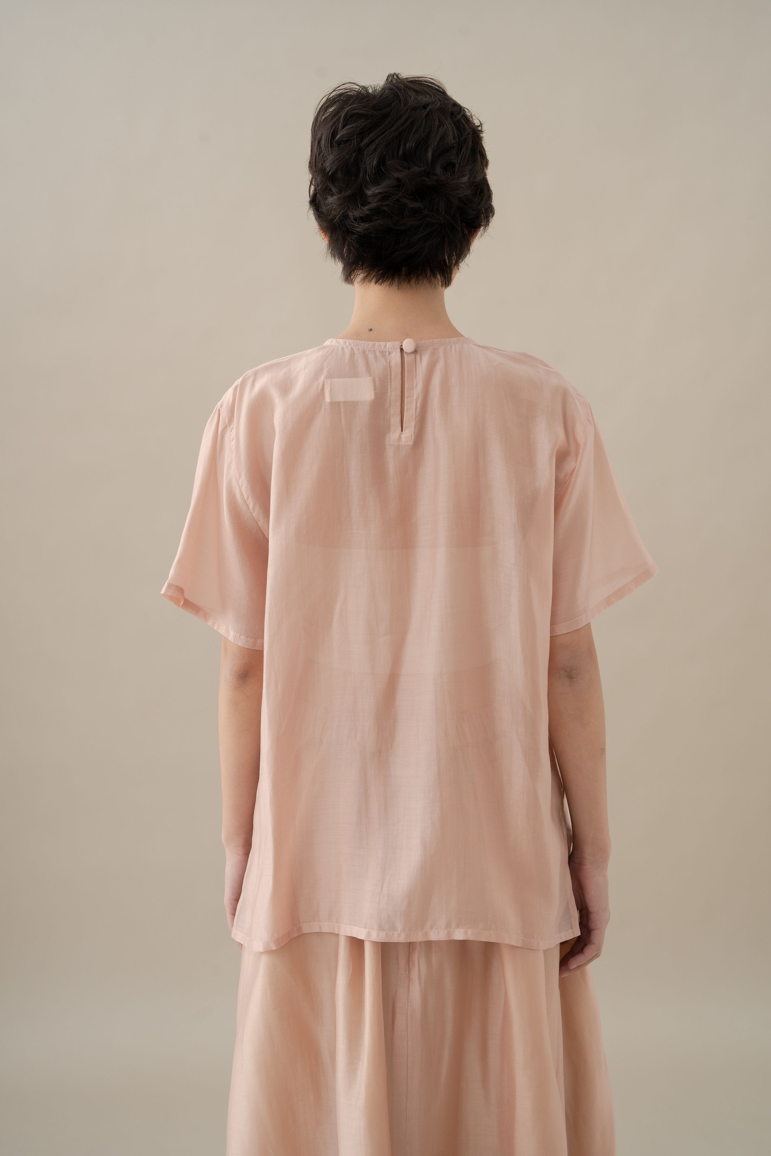 MM Embroidery Sheer Top in Hey Baby