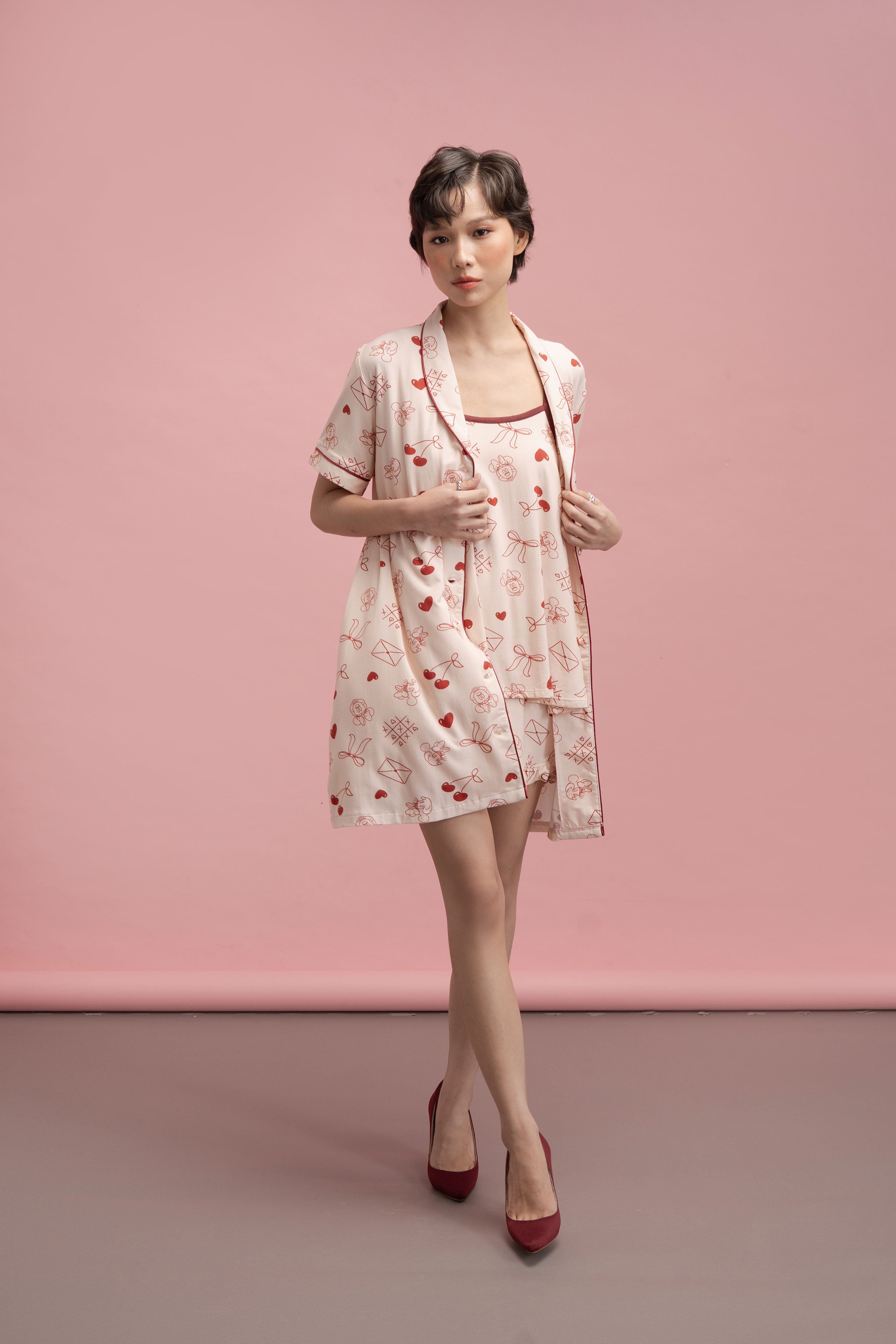 MM Shirt Dress in Hey Baby