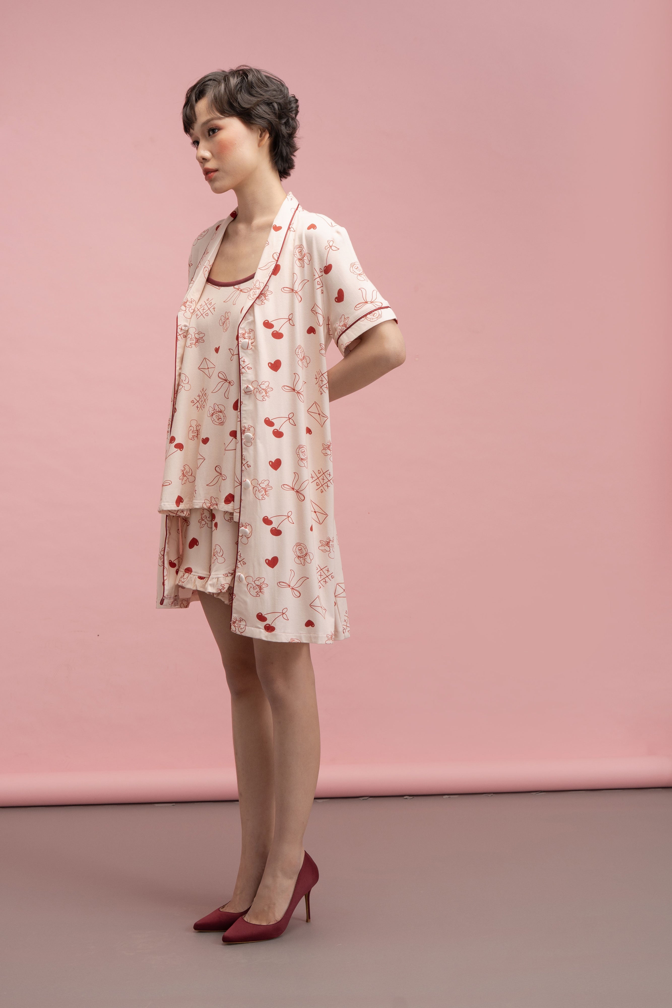 MM Shirt Dress in Hey Baby