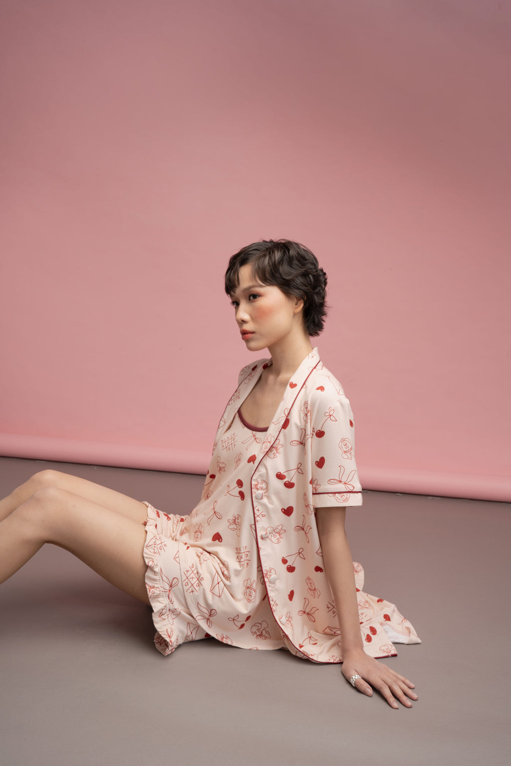 MM Shirt Dress in Hey Baby