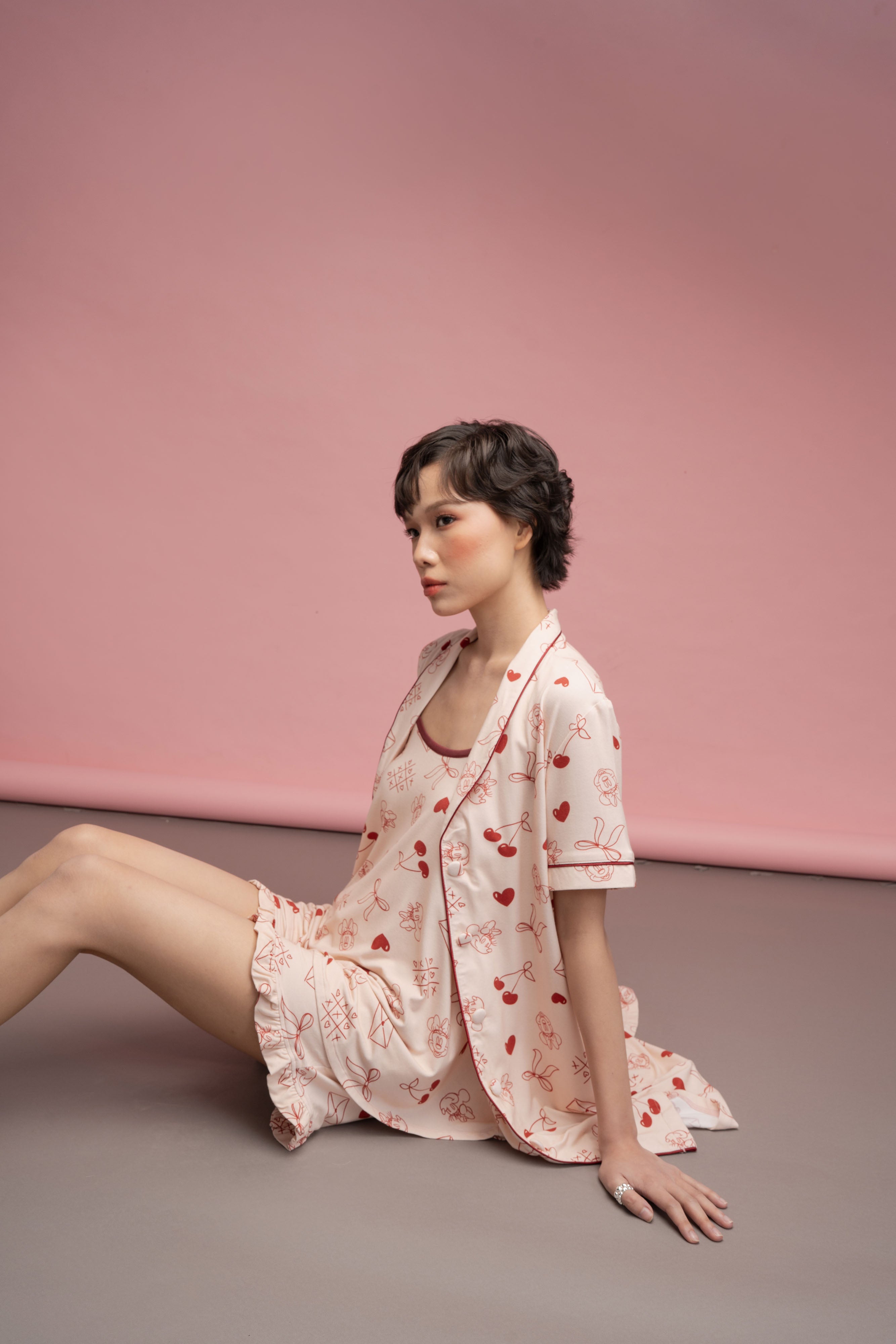 MM Shirt Dress in Hey Baby