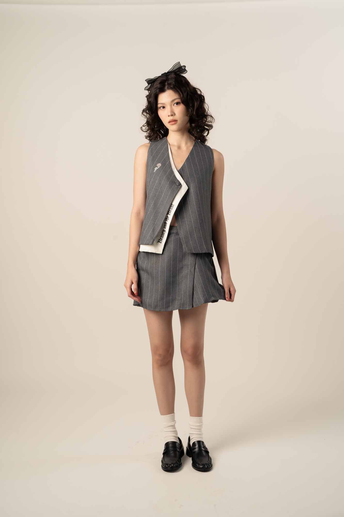 NVR OUAD Stripe Skort