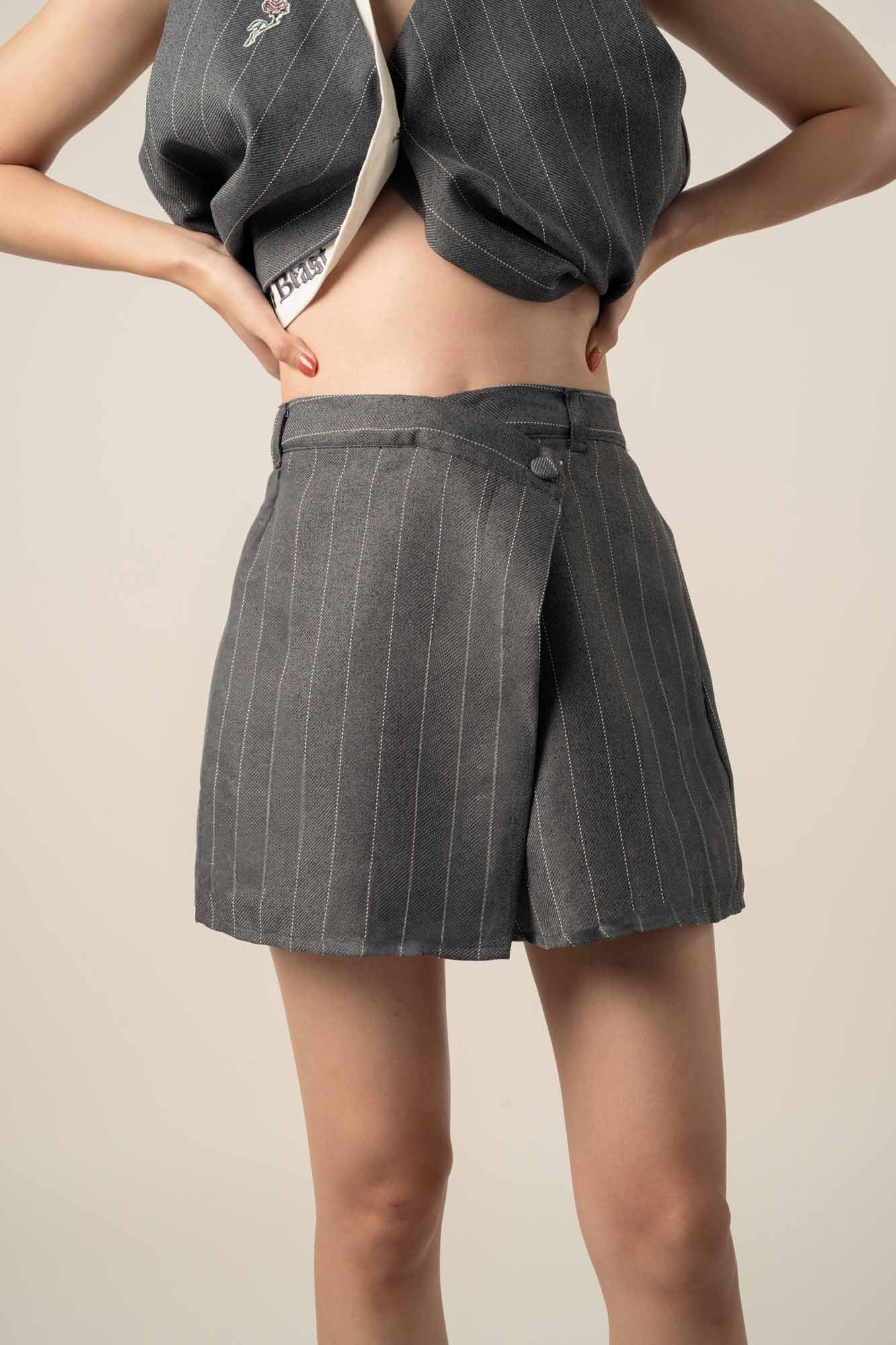 NVR OUAD Stripe Skort