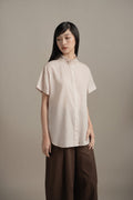 BL Ruffle Shirt in Cream