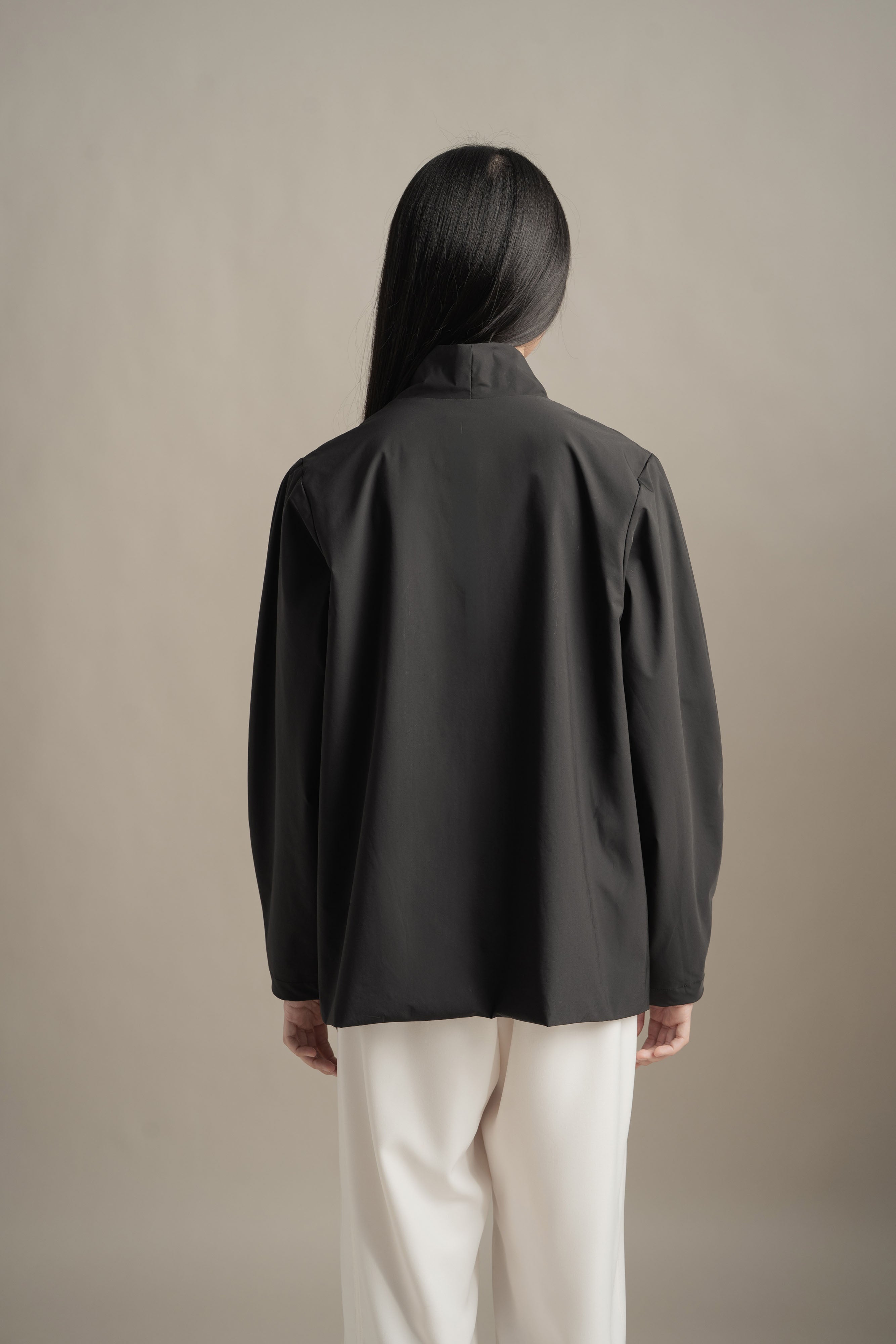 BL High Neck Shirt in Licorice (Shipment Date: 5 May - 18 May 2026)