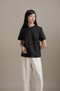 BL Ecosoft Cotton T-Shirt in Licorice