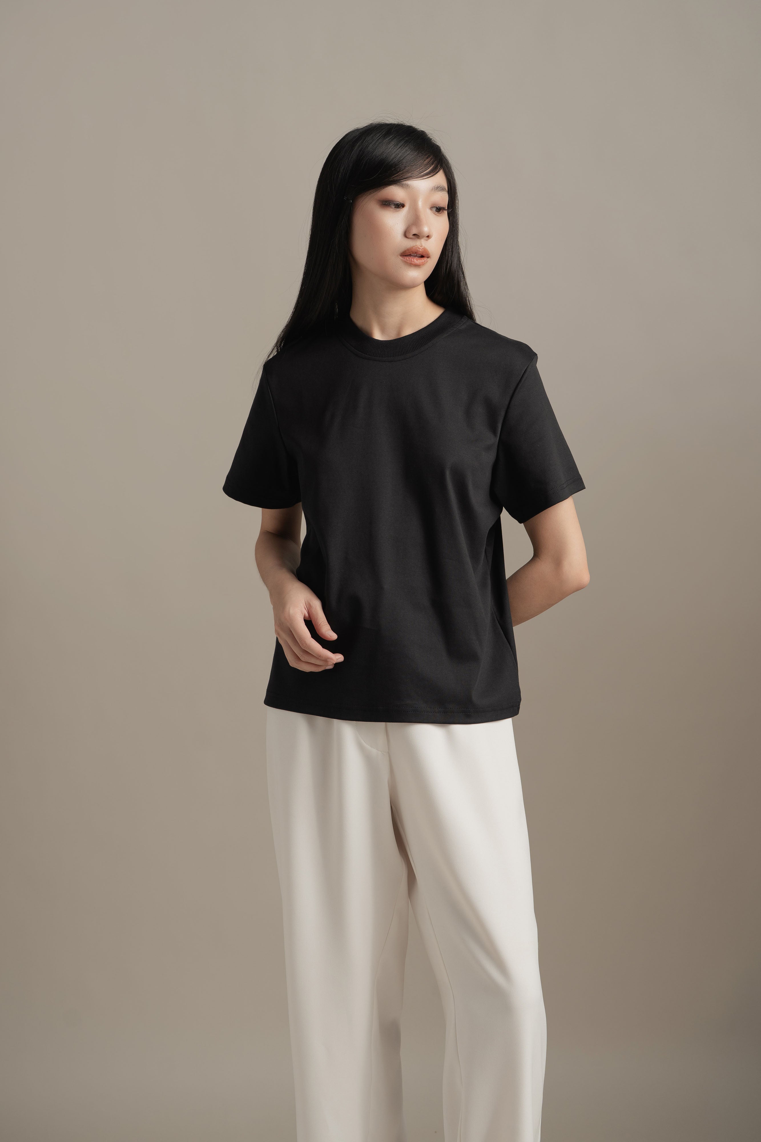 BL Ecosoft Cotton T-Shirt in Licorice (Shipment Date: 5 May - 18 May 2026)