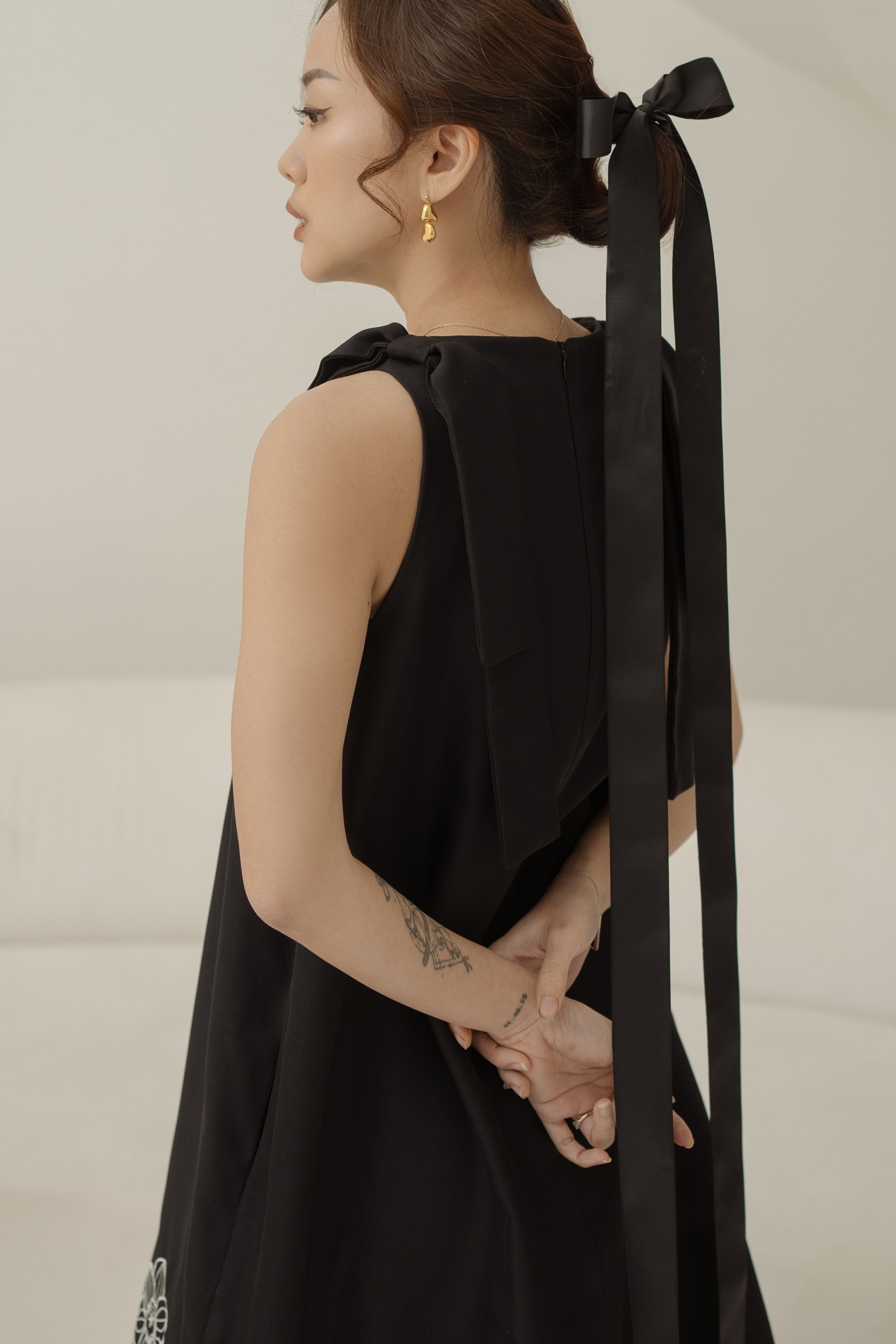 Essence Mini Dress With Embroidery