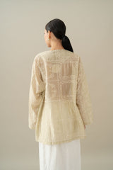 Lembayung Long Sleeve Top in Sage (Ready Shipment 11-25 March 2025)