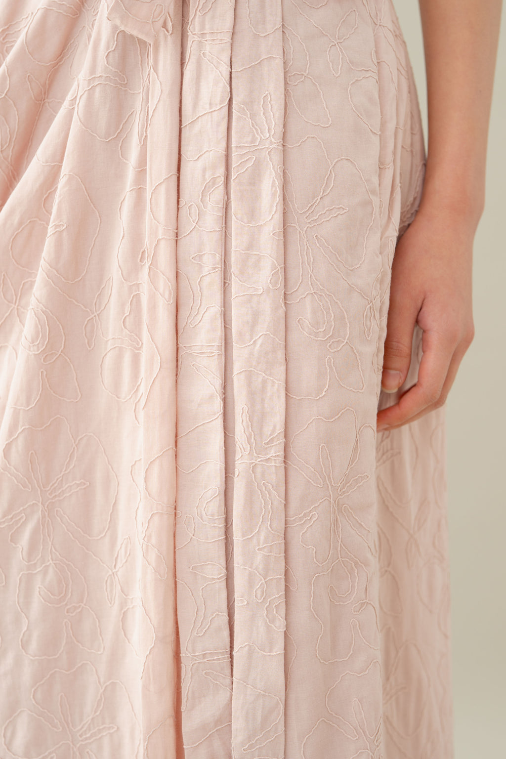 Lembayung Embroidery Wrap Skirt in Hey Baby
