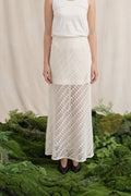 SD Crochet Maxi Skirt in Buttermilk (Shipment Date 8-19 June 2026)