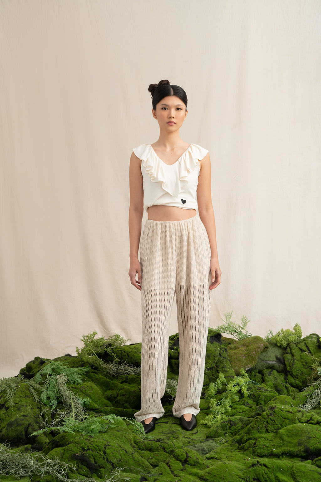 SD Crochet Pants in Cream (Shipment Date 8-19 June 2026)