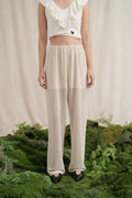 SD Crochet Pants in Cream (Shipment Date 8-19 June 2026)