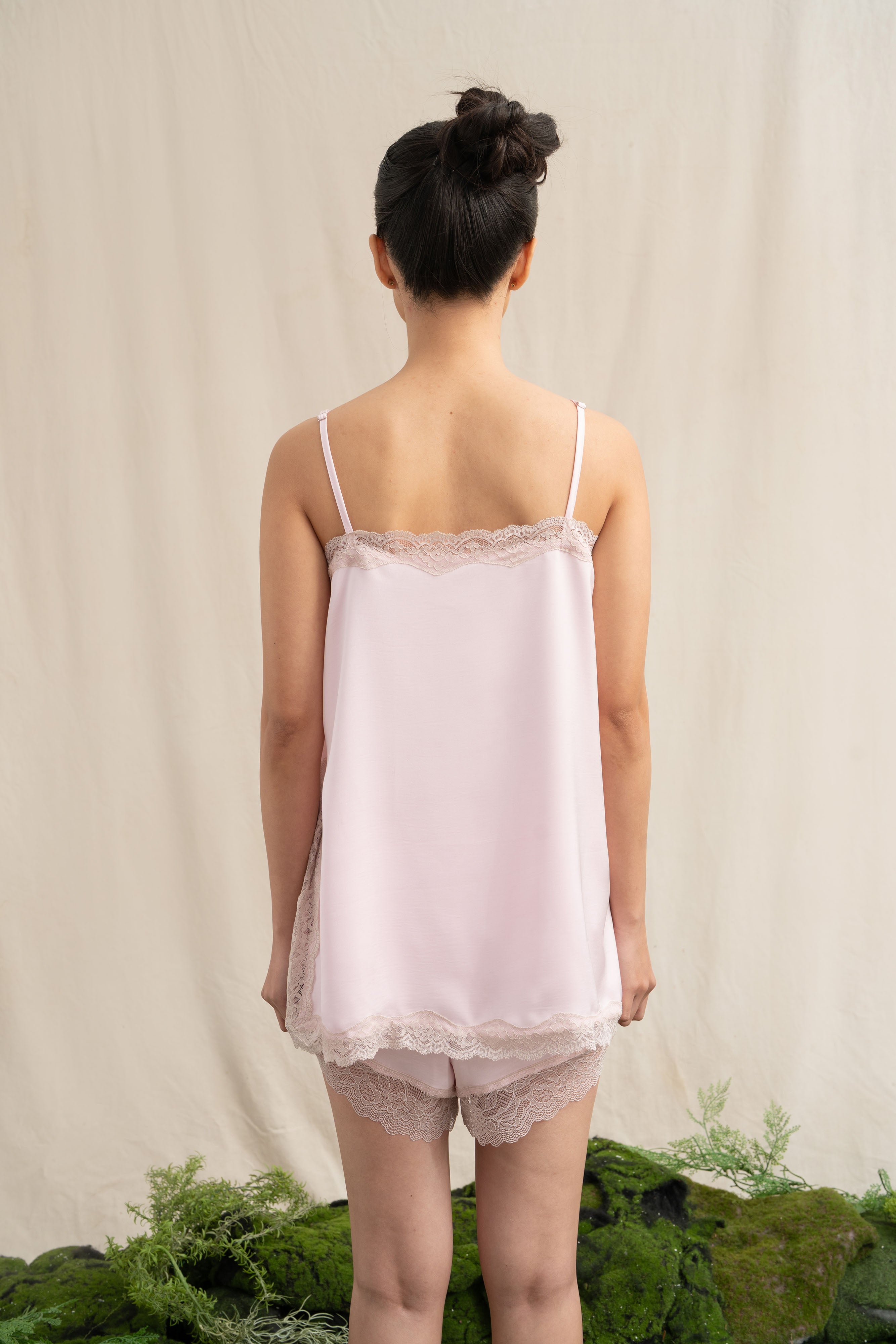 SD Lacey Satin Tank in Hey Baby (Shipment Date 8-19 June 2026)