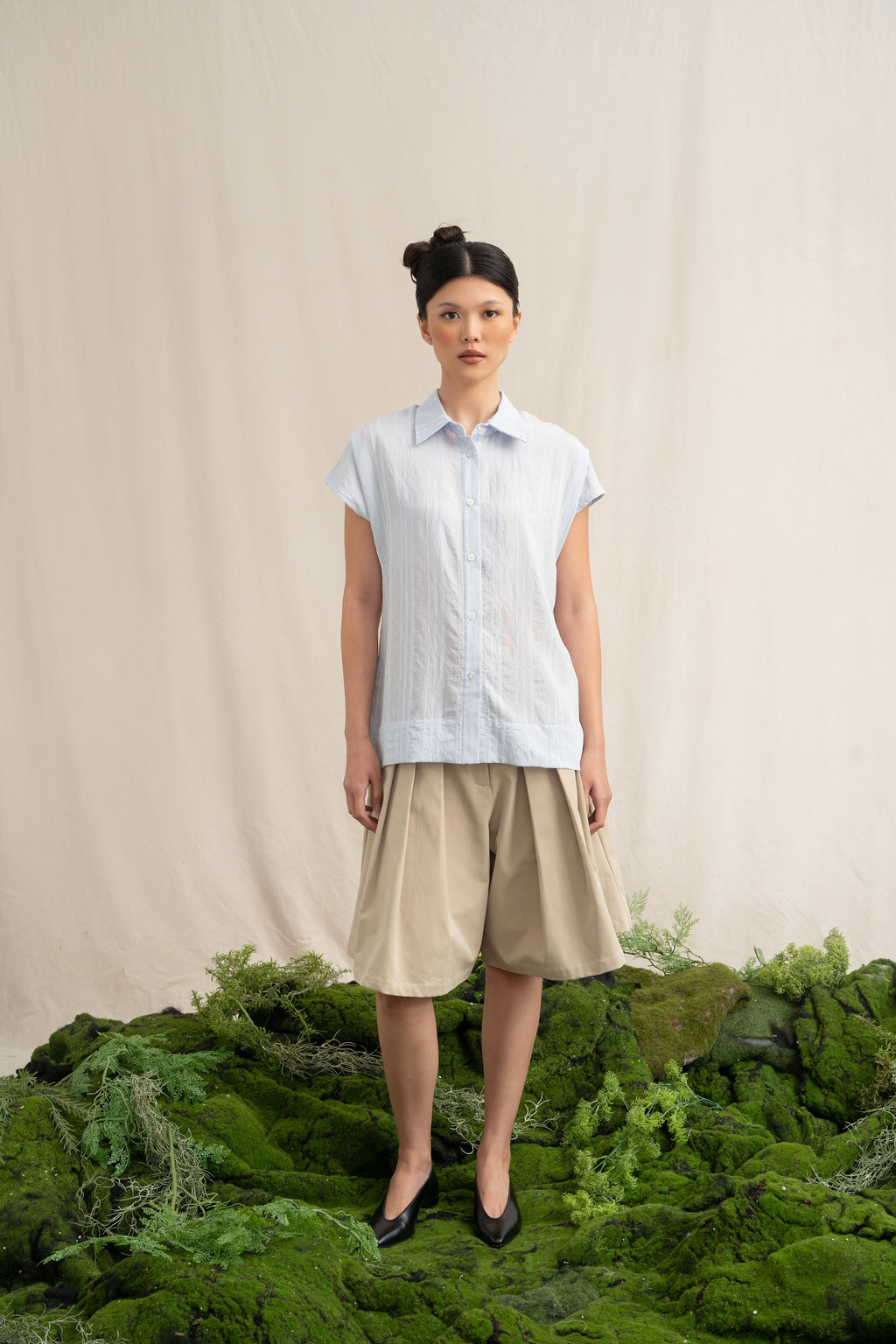 SD Stripe Shirt in Baby Blue (Shipment Date 8-19 June 2026)