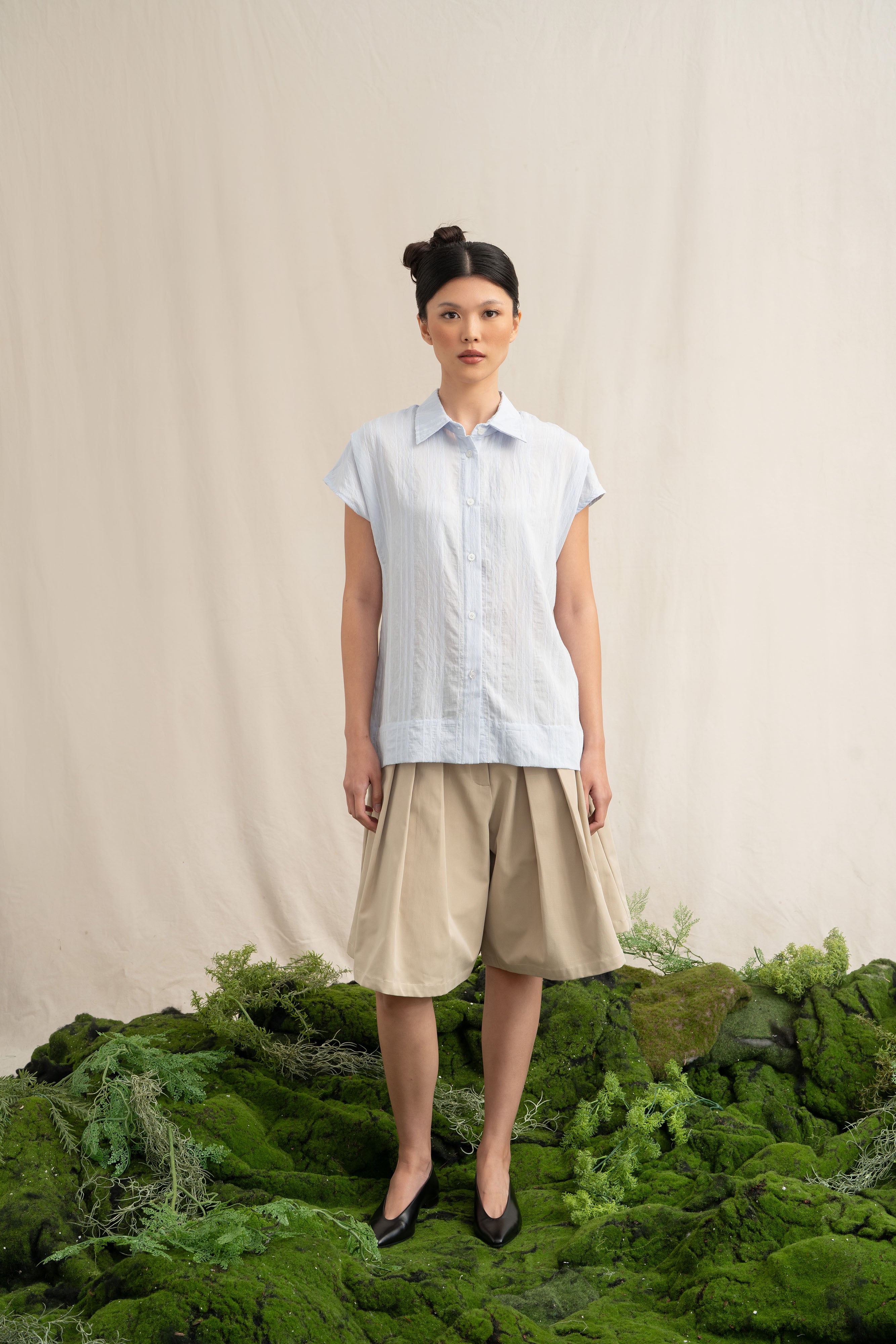 SD Stripe Shirt in Baby Blue (Shipment Date 8-19 June 2026)