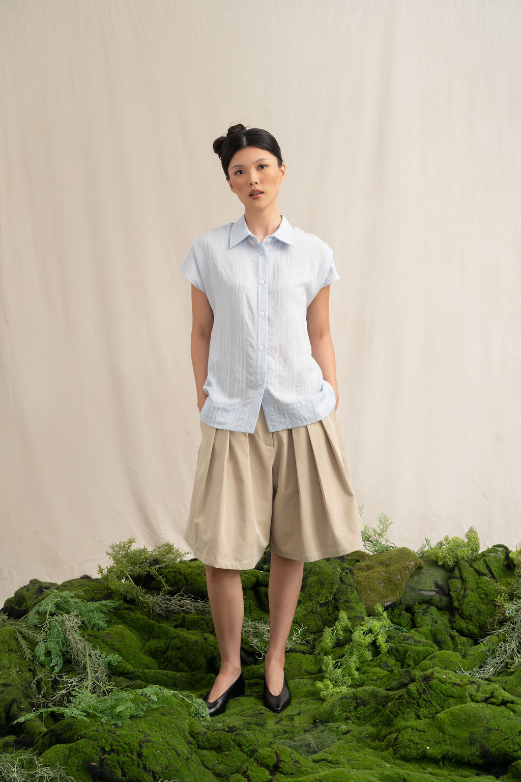 SD Stripe Shirt in Baby Blue (Shipment Date 8-19 June 2026)