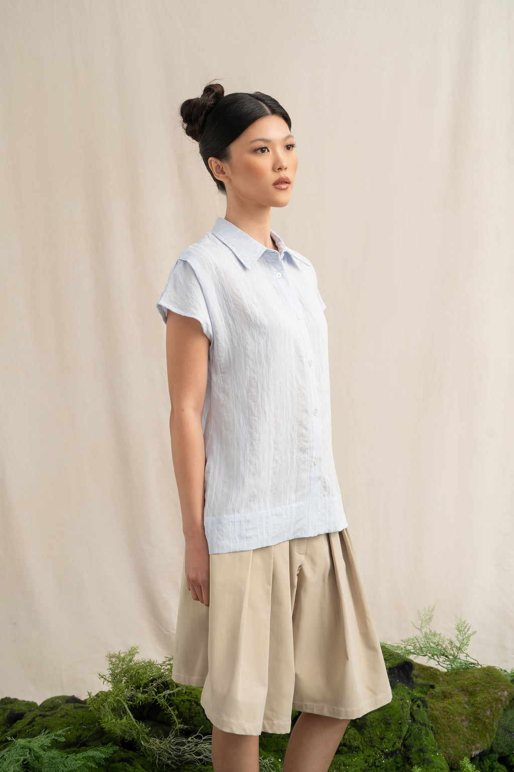 SD Stripe Shirt in Baby Blue (Shipment Date 8-19 June 2026)