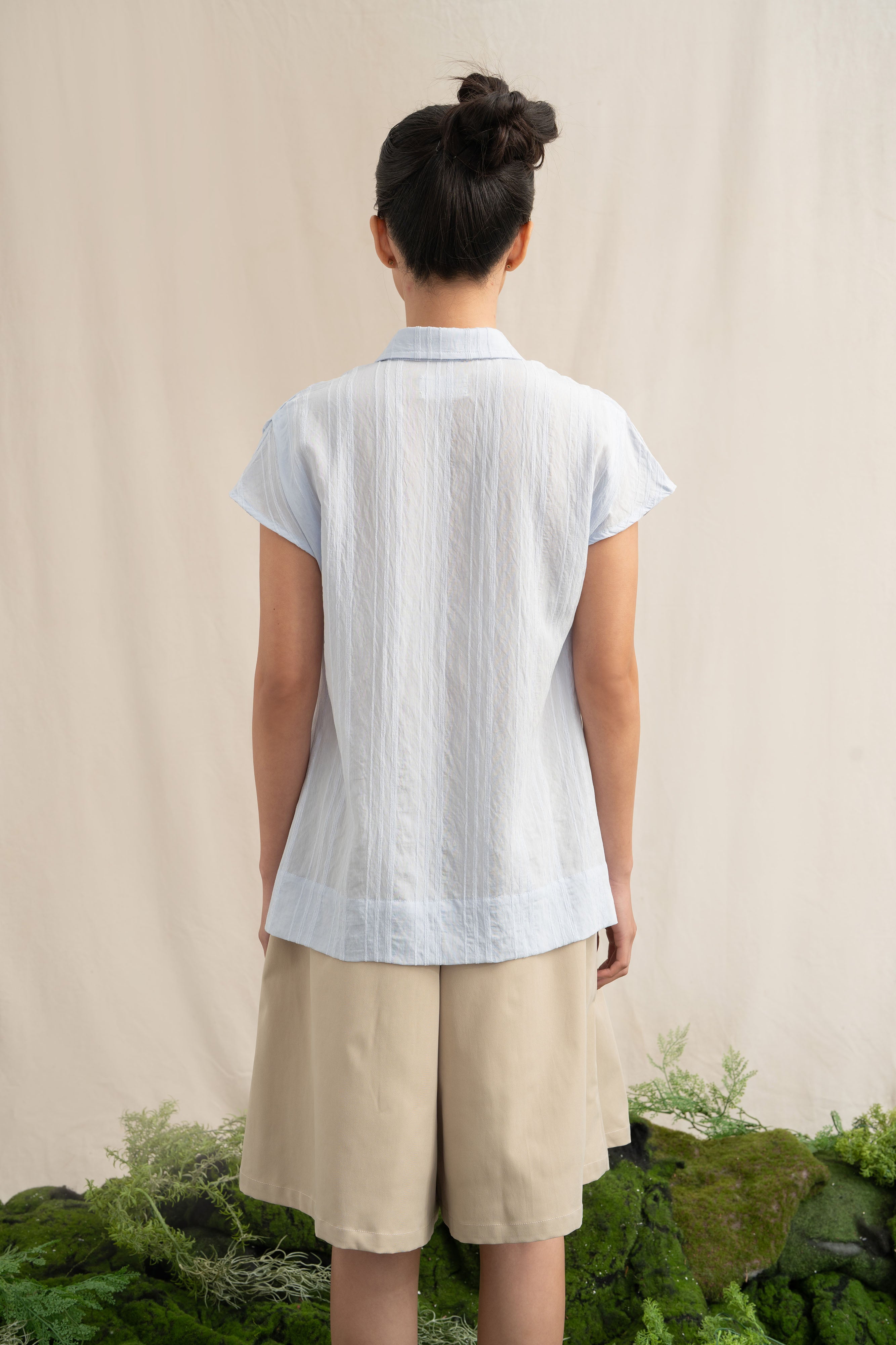 SD Stripe Shirt in Baby Blue (Shipment Date 8-19 June 2026)