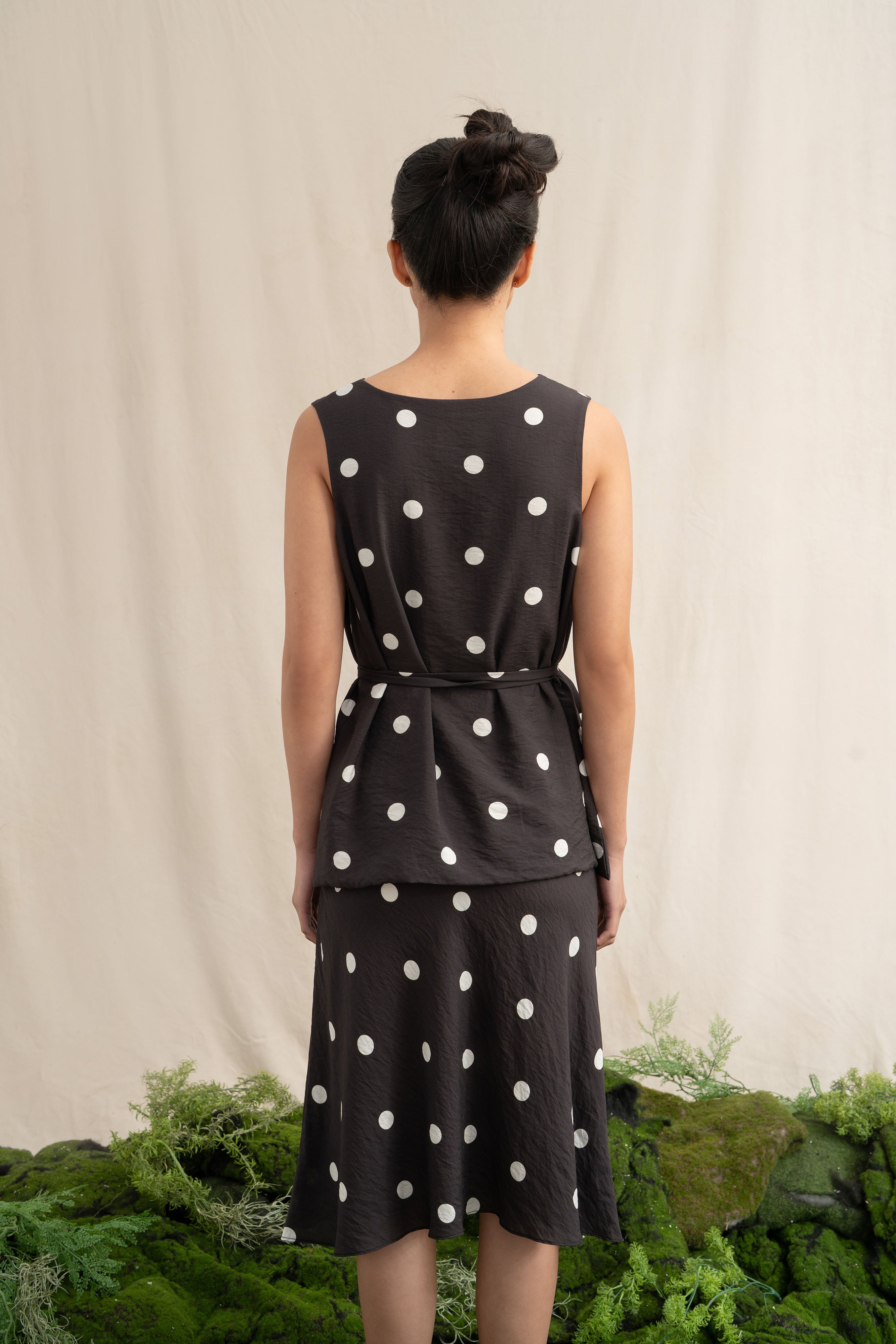 PO SD Drape Top in Polkadot (Shipment Date 22-30 June 2026)