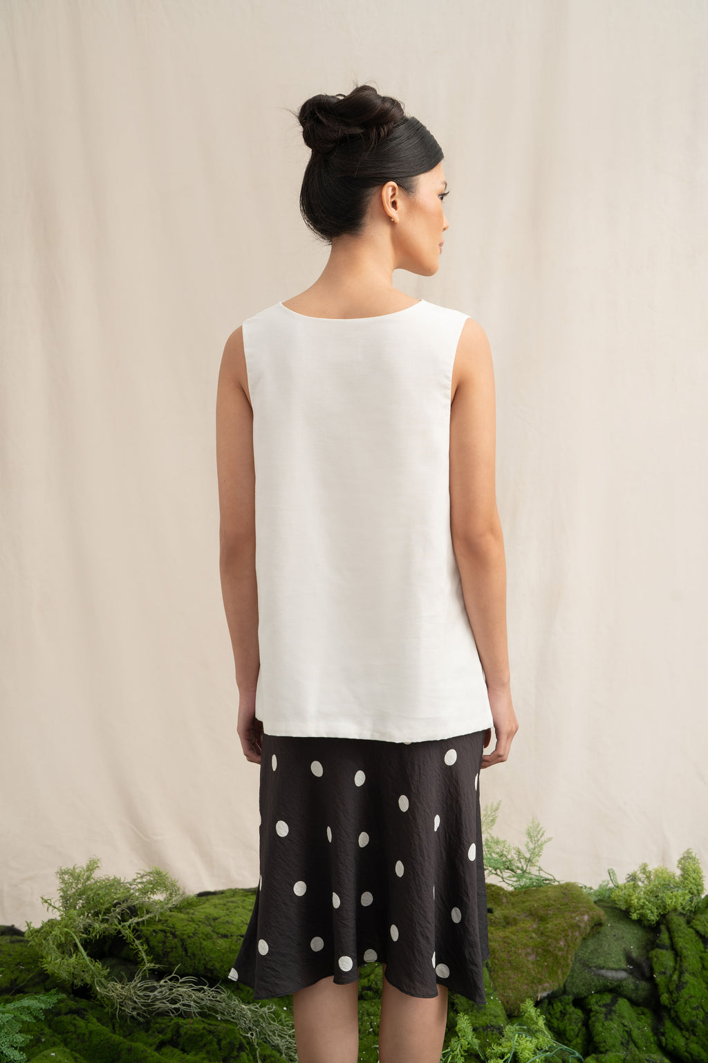 SD Drape Top in Buttermilk (Shipment Date 8-19 June 2026)