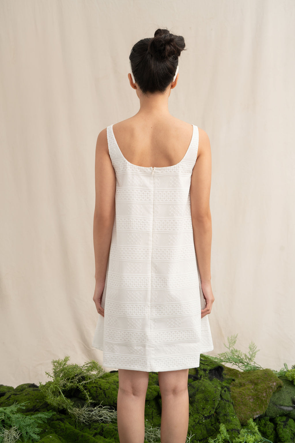 SD Crochet Mini Dress in Buttermilk (Shipment Date 8-19 June 2026)