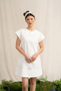 SD Sleeve Mini Dress in Buttermilk (Shipment Date 8-19 June 2026)